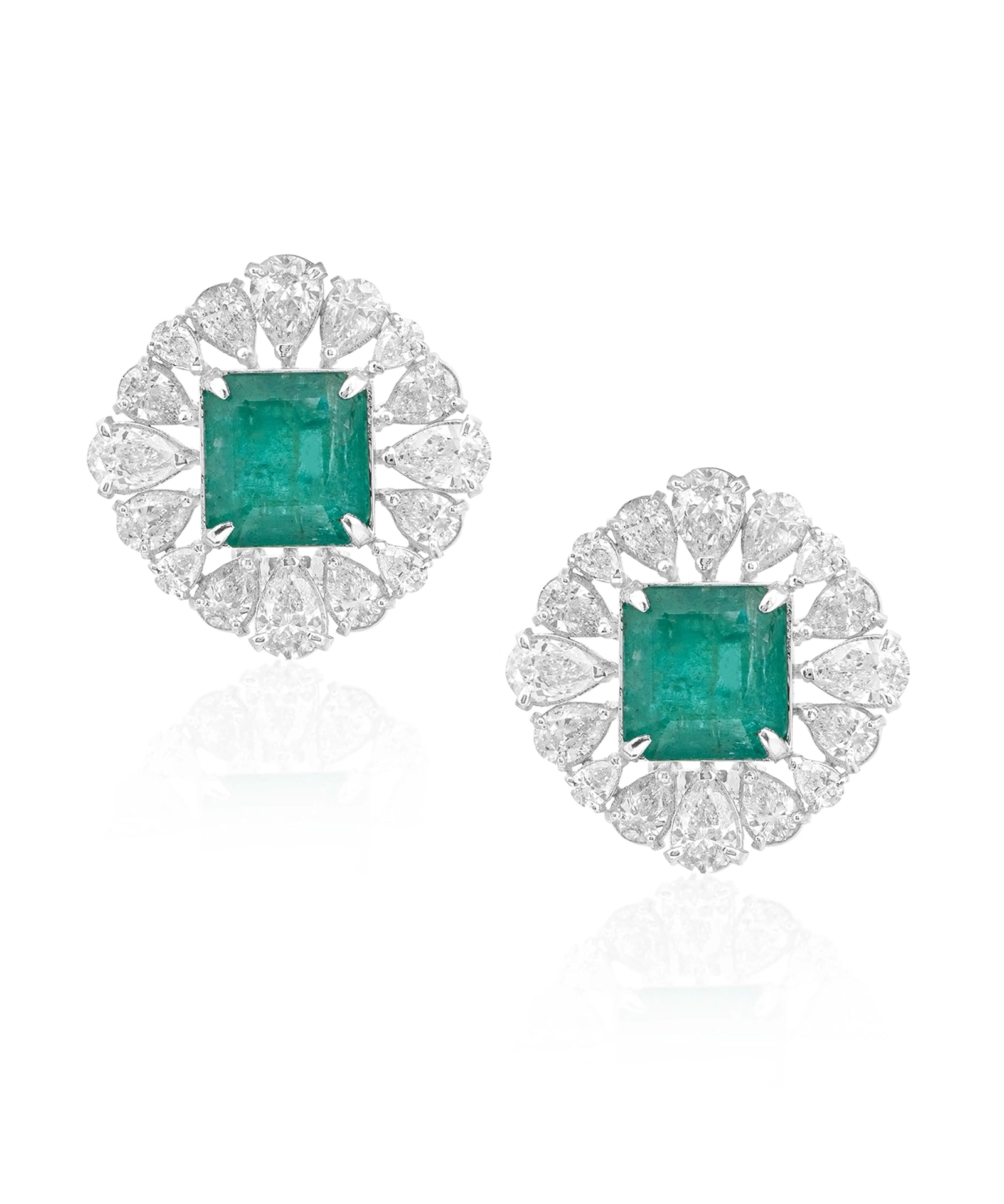 Emerald Orbit Earrings | AMARIS JEWELS | Fine Jewelry 