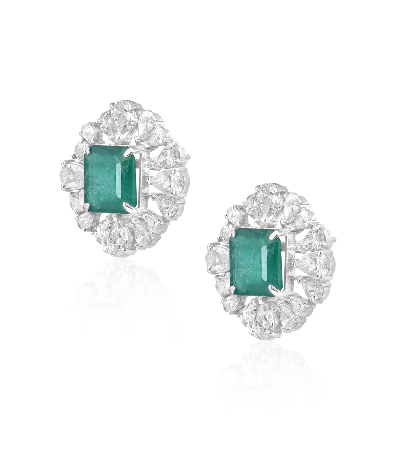 Emerald Orbit Earrings | AMARIS JEWELS | Fine Jewelry 