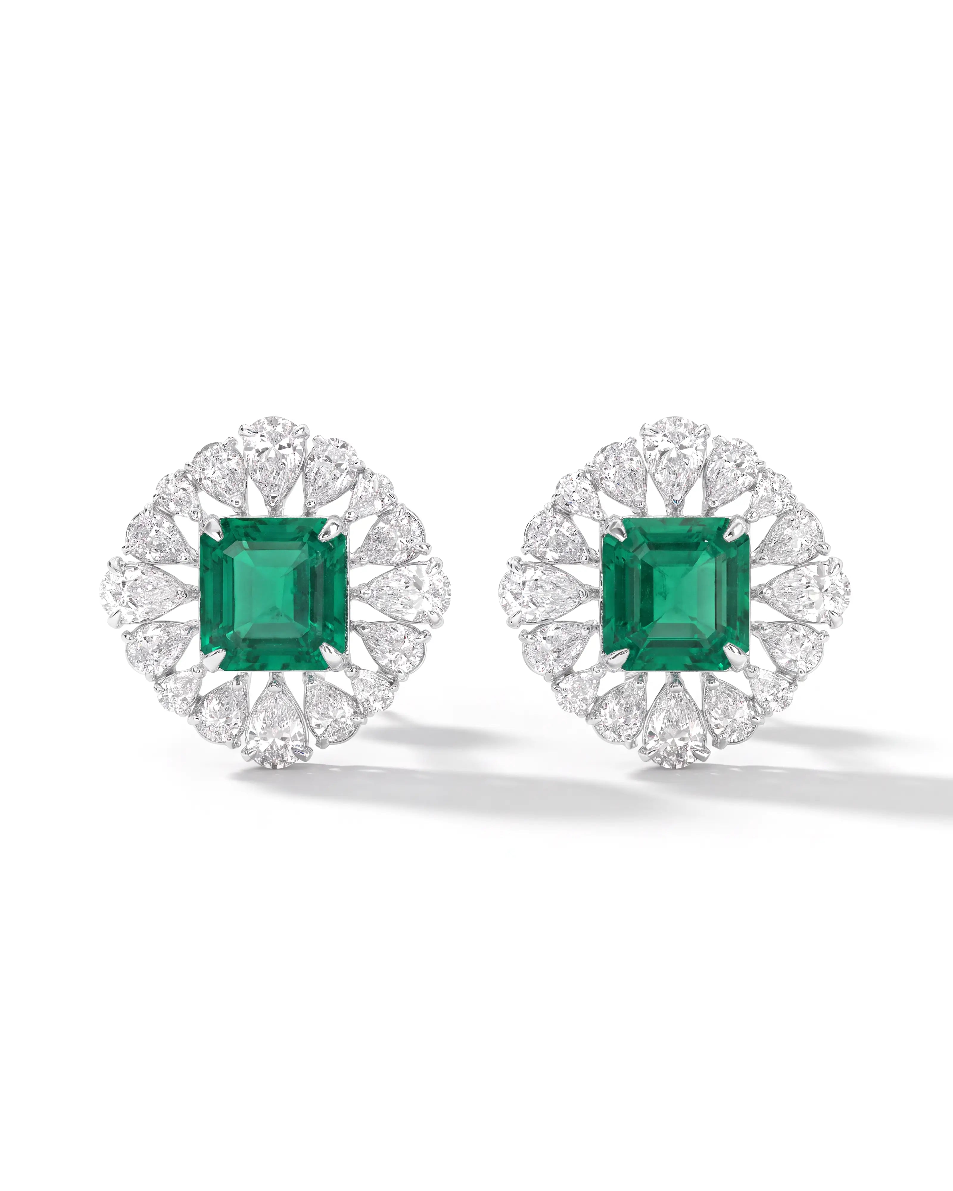 Emerald Orbit Earrings | AMARIS JEWELS | Fine Jewelry