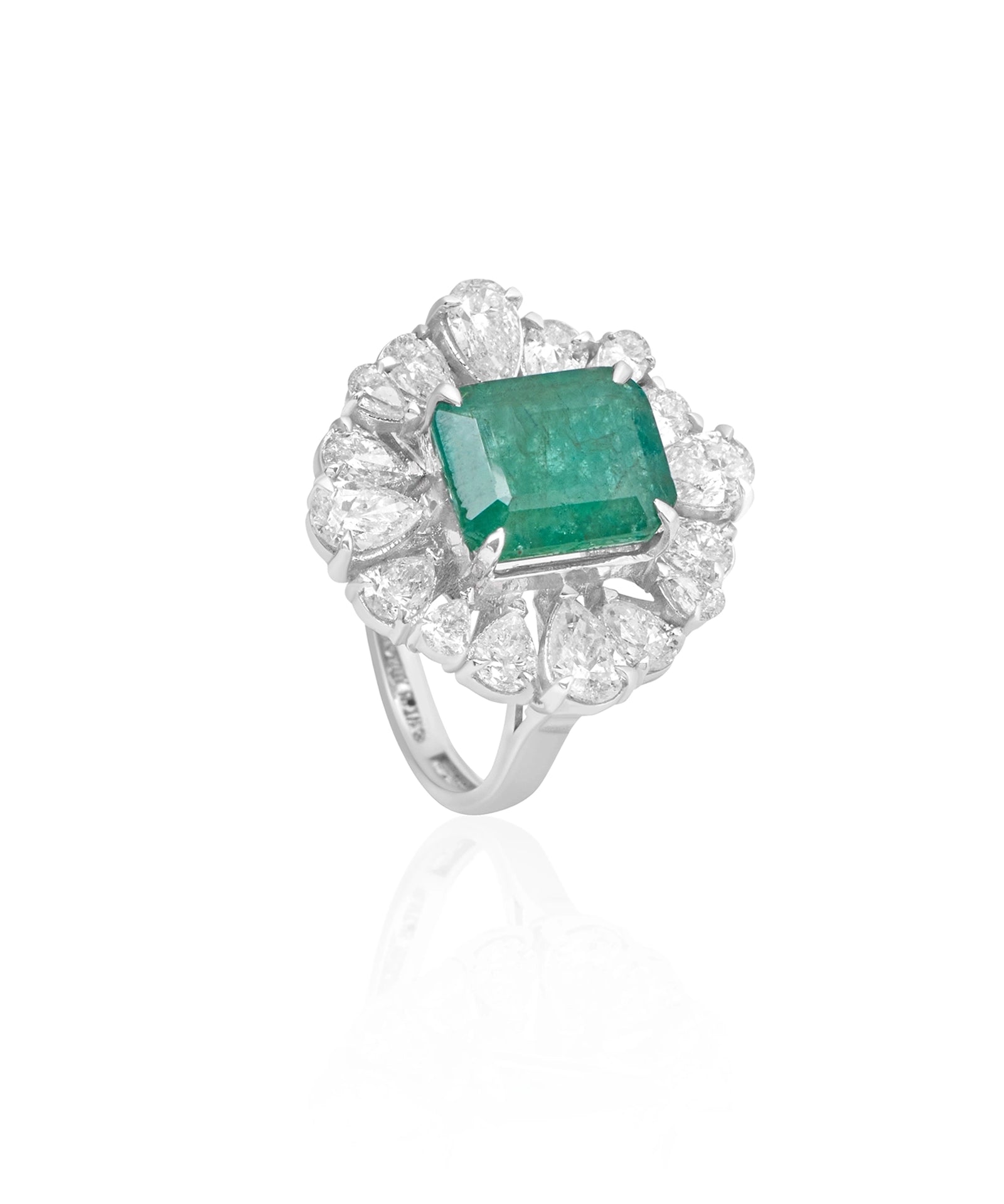 Emerald Orbit Ring | AMARIS JEWELS | Fine Jewelry 