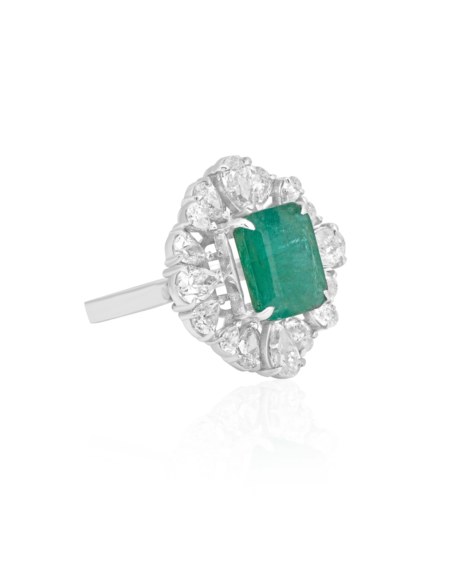 Emerald Orbit Ring | AMARIS JEWELS | Fine Jewelry 