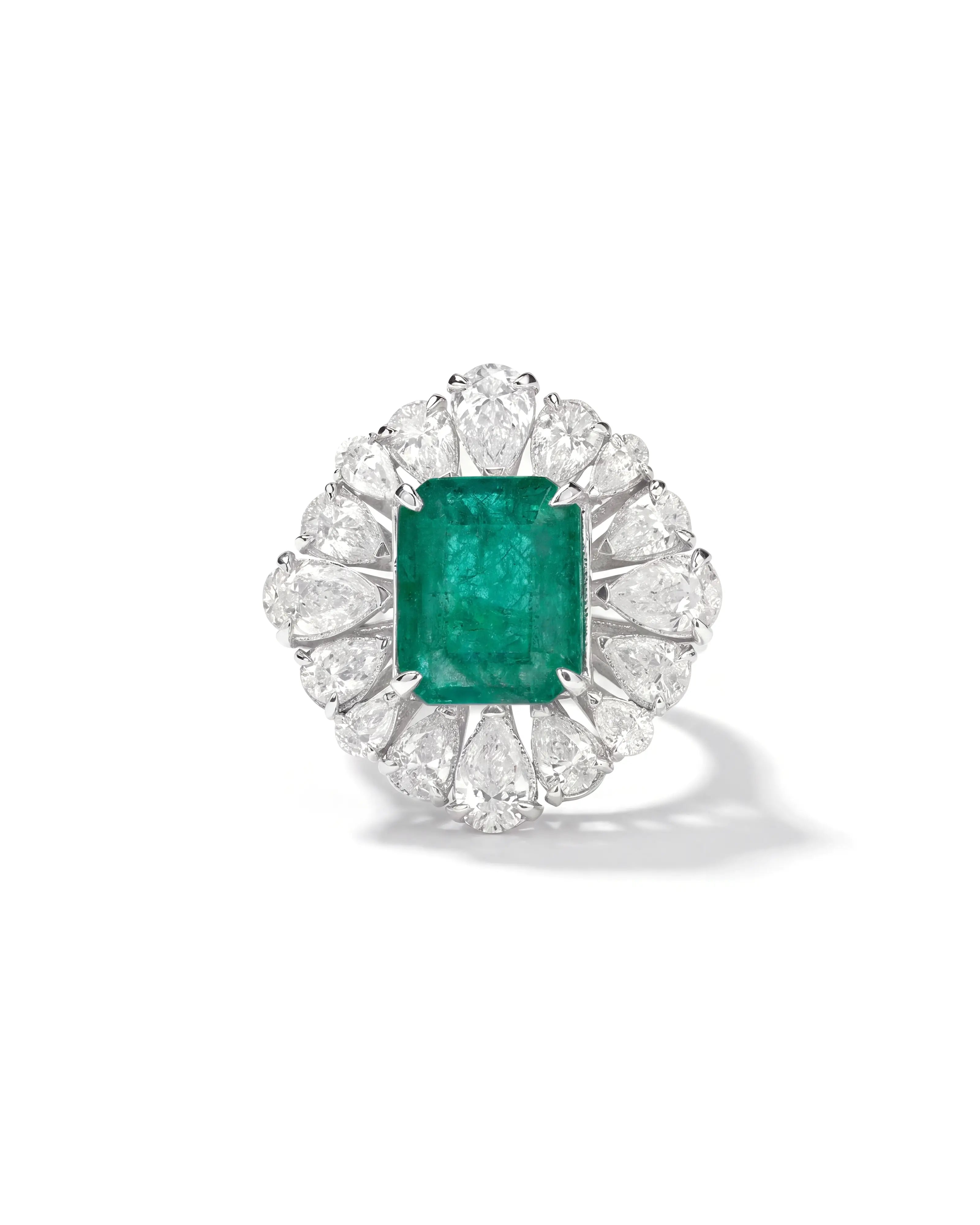 Emerald Orbit Ring | AMARIS JEWELS | Fine Jewelry