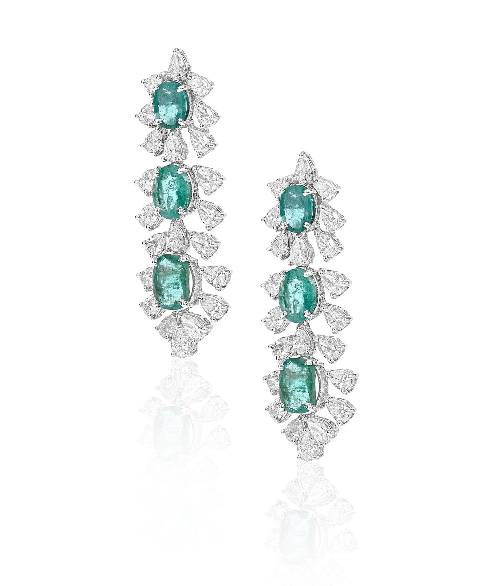Emerald Overdose Earrings | AMARIS JEWELS | Fine Jewelry 