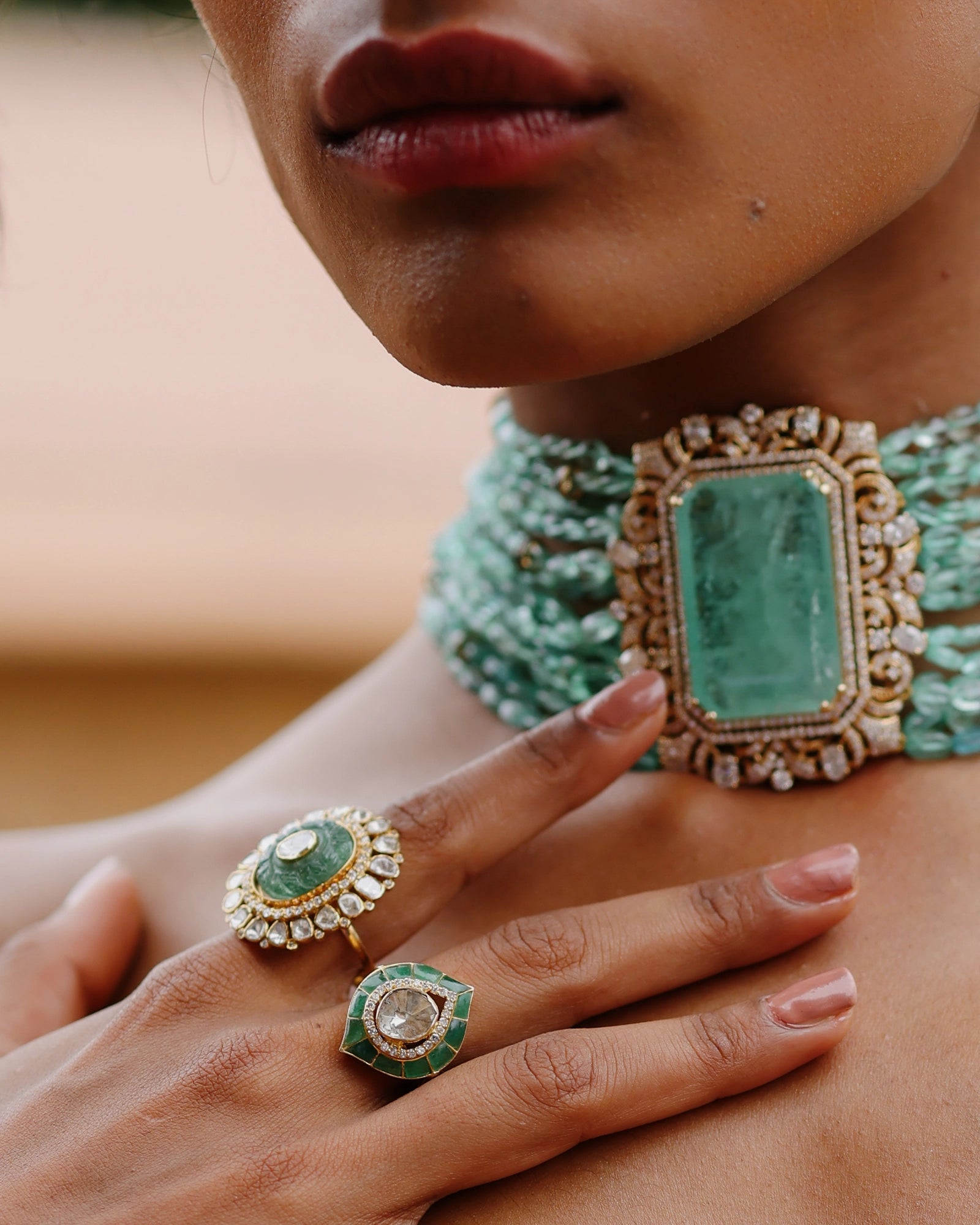 Emerald Overload Necklace | AMARIS JEWELS | Fine Jewelry 