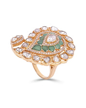 Emerald Paisley Ring | AMARIS JEWELS | Fine Jewelry