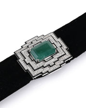 Emerald Plush Choker | AMARIS JEWELS | Fine Jewelry 