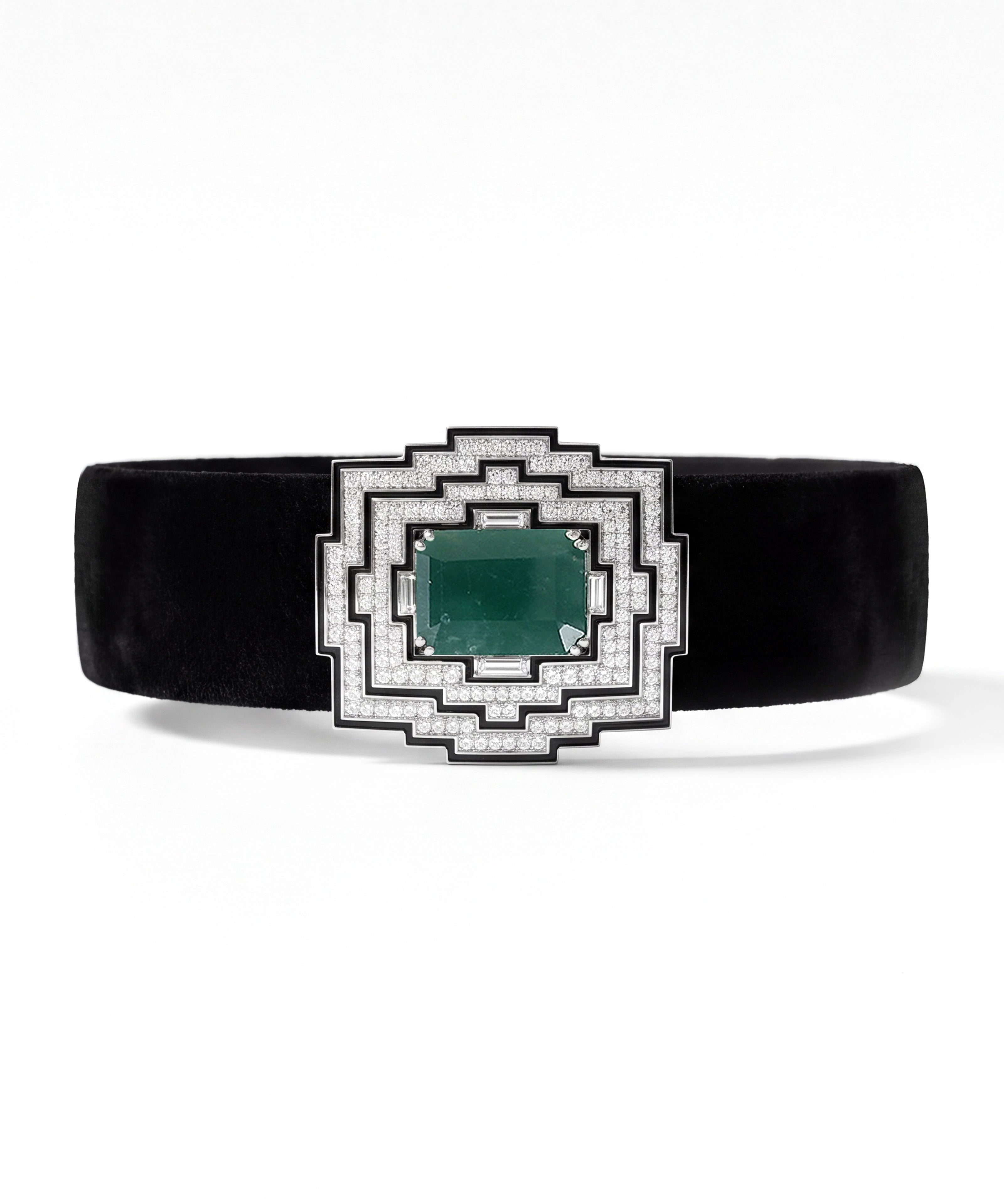 Emerald Plush Choker | AMARIS JEWELS | Fine Jewelry