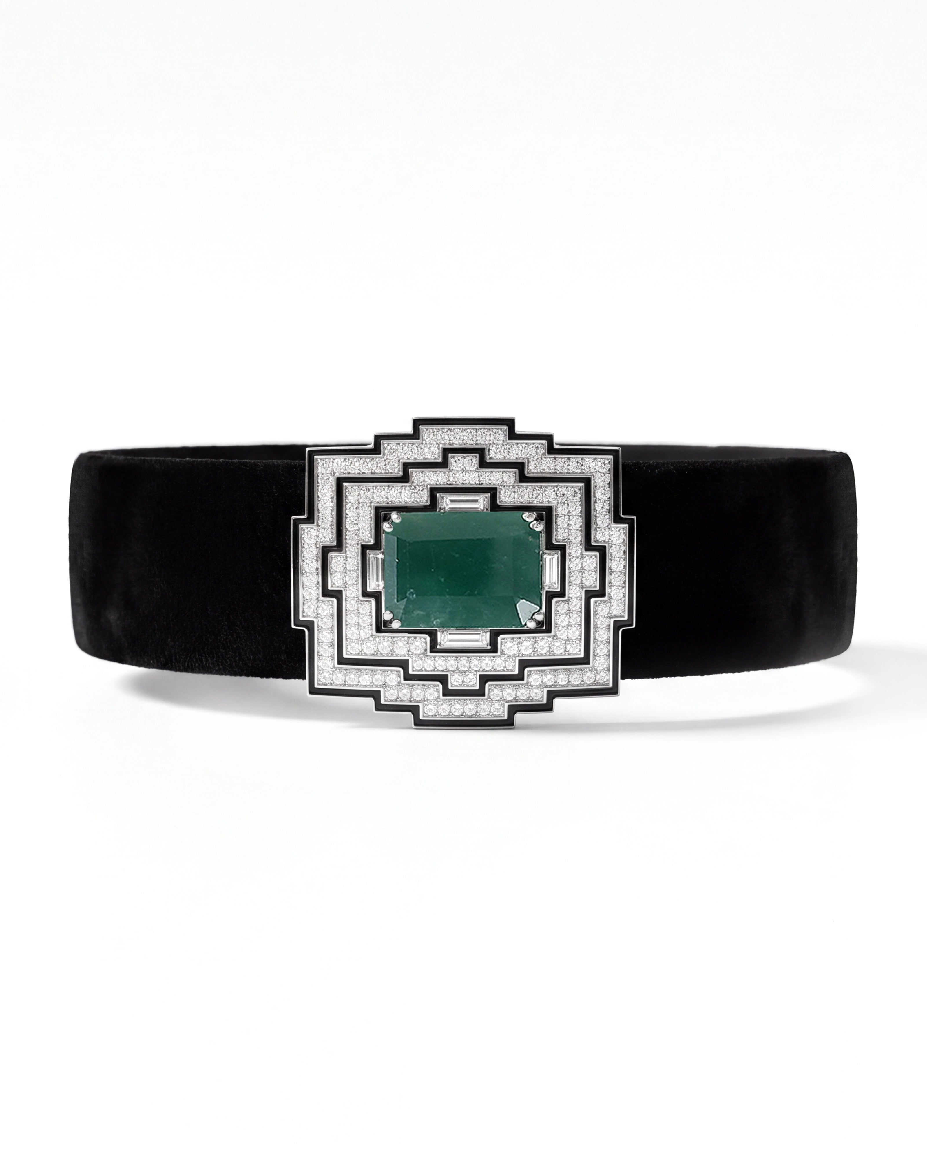 Emerald Plush Choker | AMARIS JEWELS | Fine Jewelry