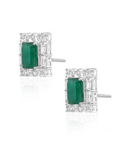 Emerald Pop Max Studs | AMARIS JEWELS | Fine Jewelry 
