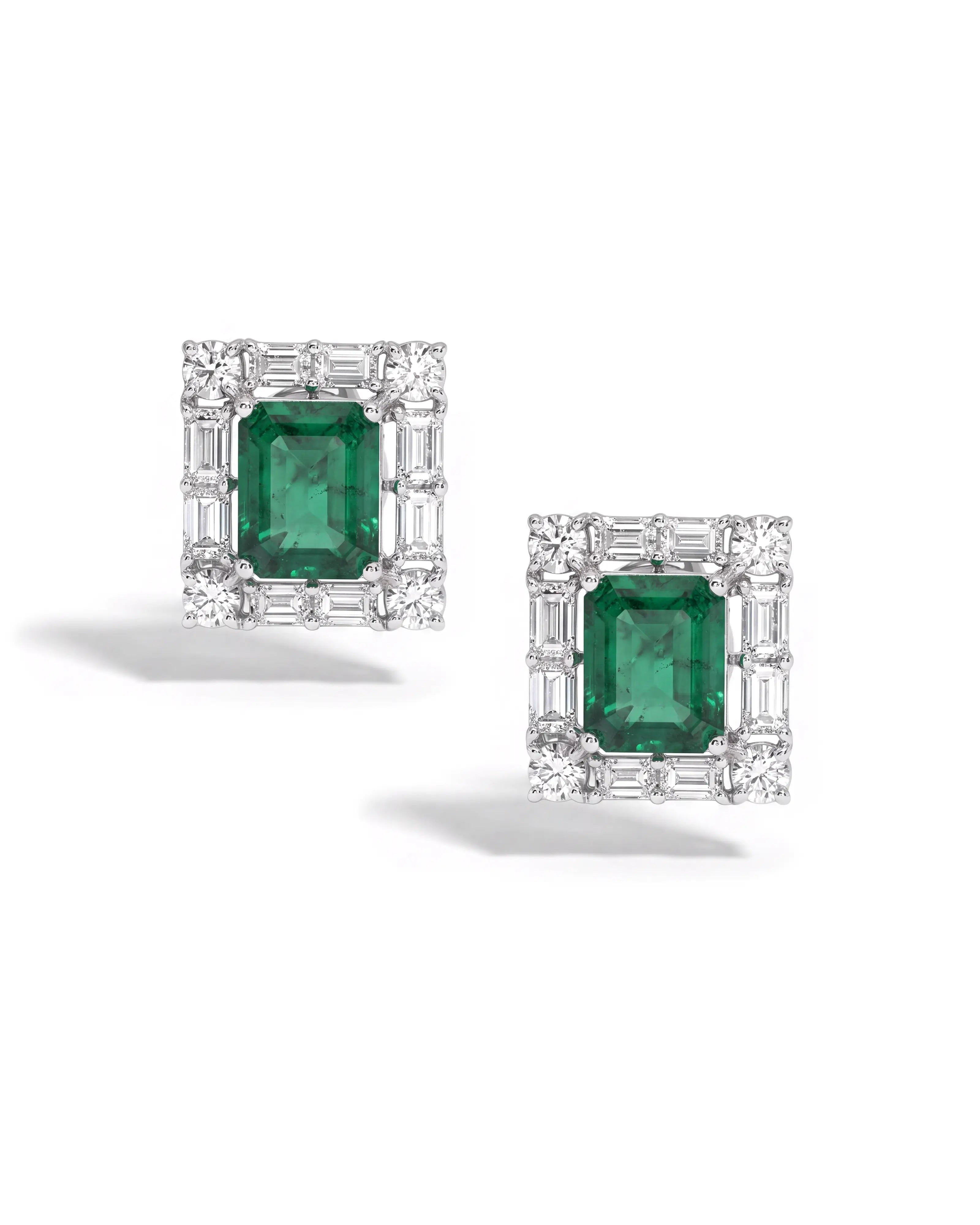Emerald Pop Max Studs | AMARIS JEWELS | Fine Jewelry