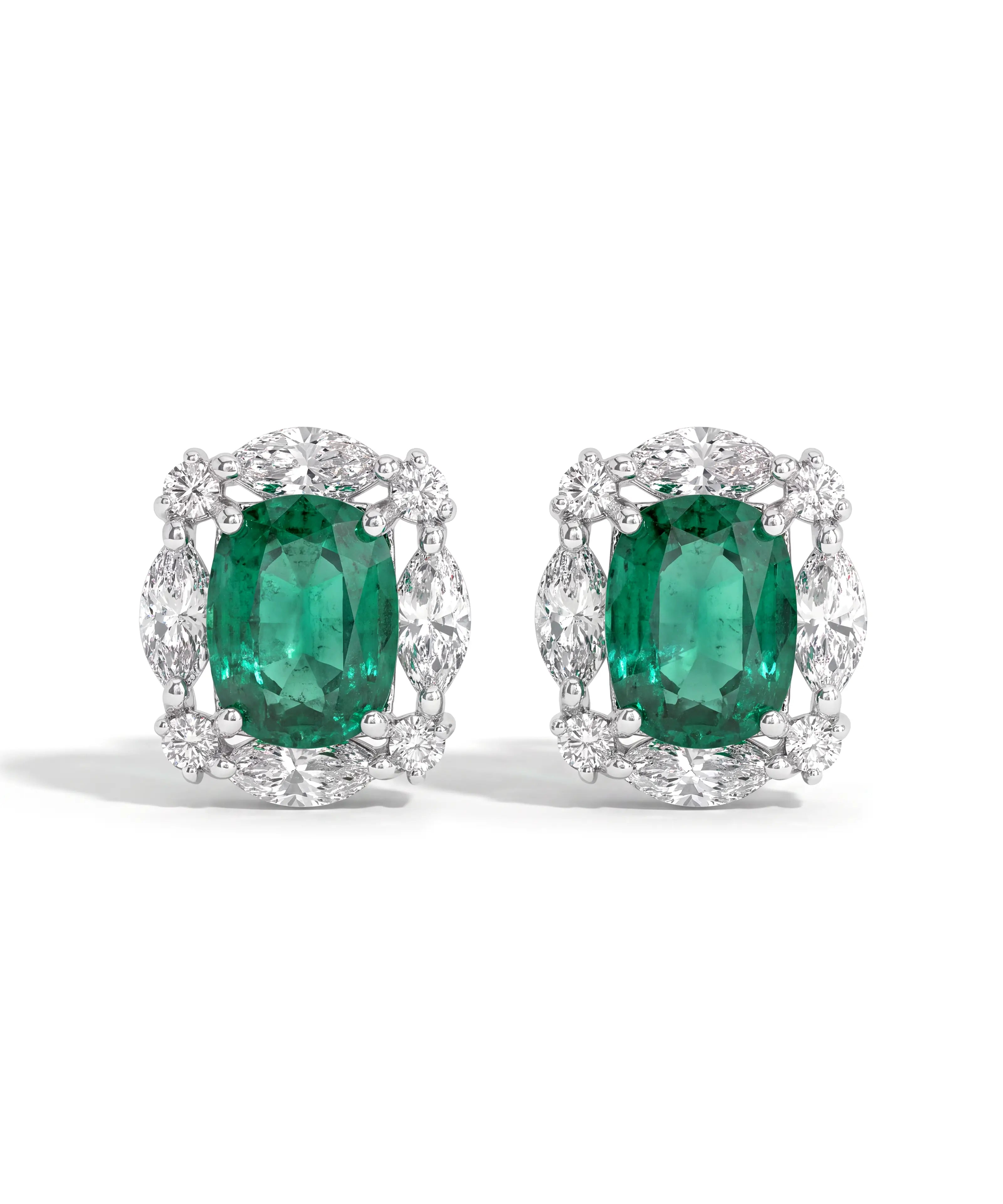Emerald Pop Studs | AMARIS JEWELS | Fine Jewelry