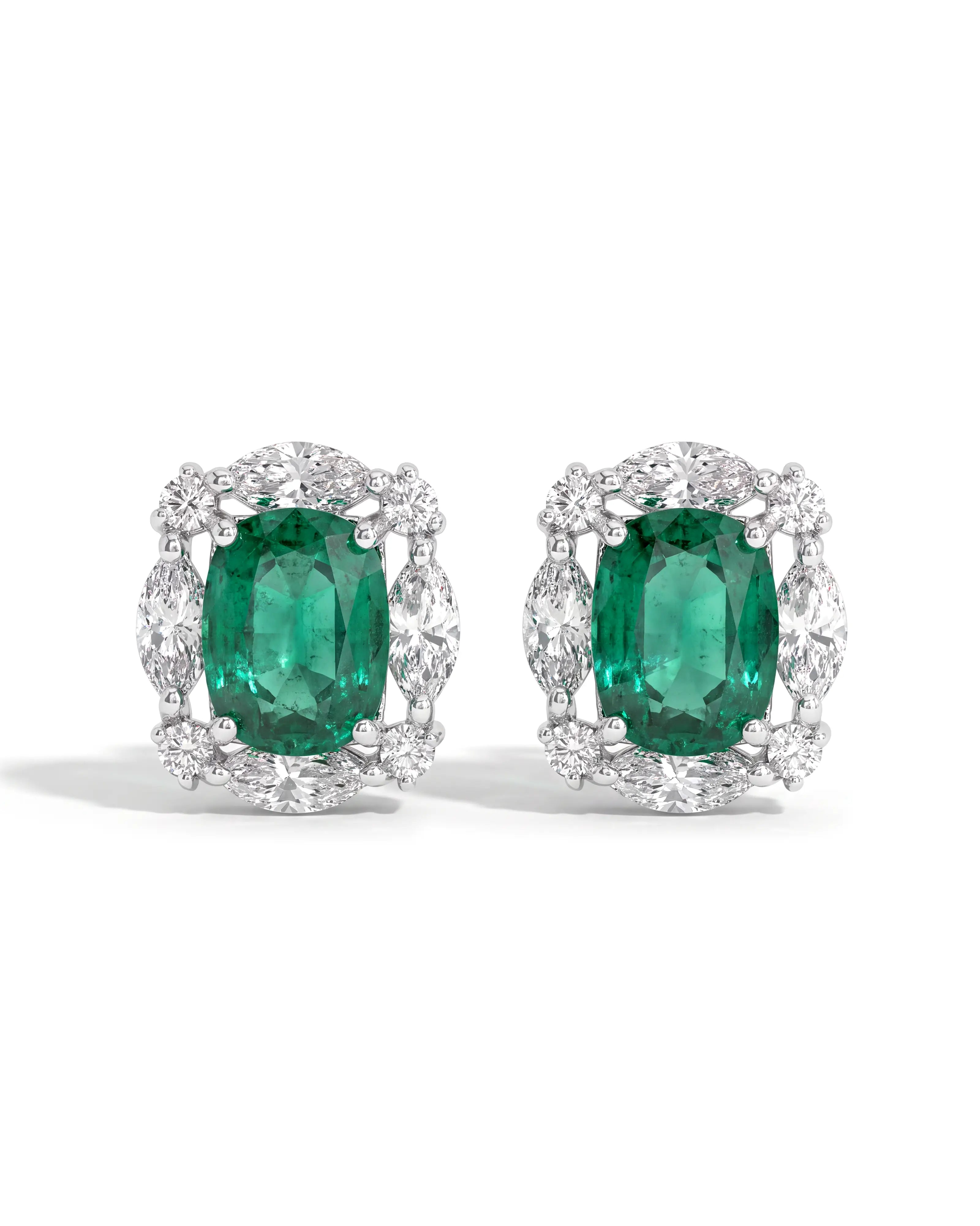 Emerald Pop Studs