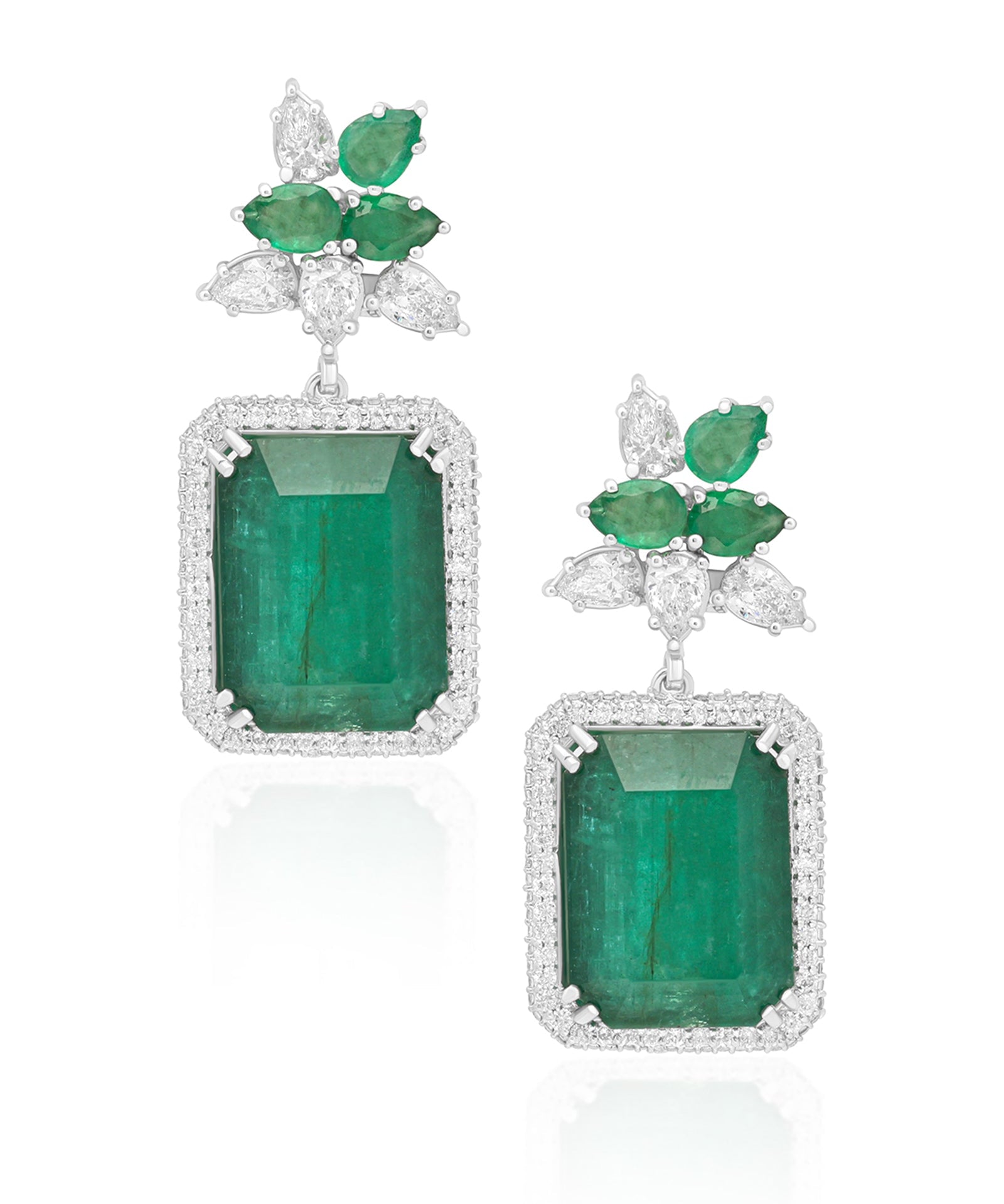 Emerald Revolution Earrings | AMARIS JEWELS | Fine Jewelry 