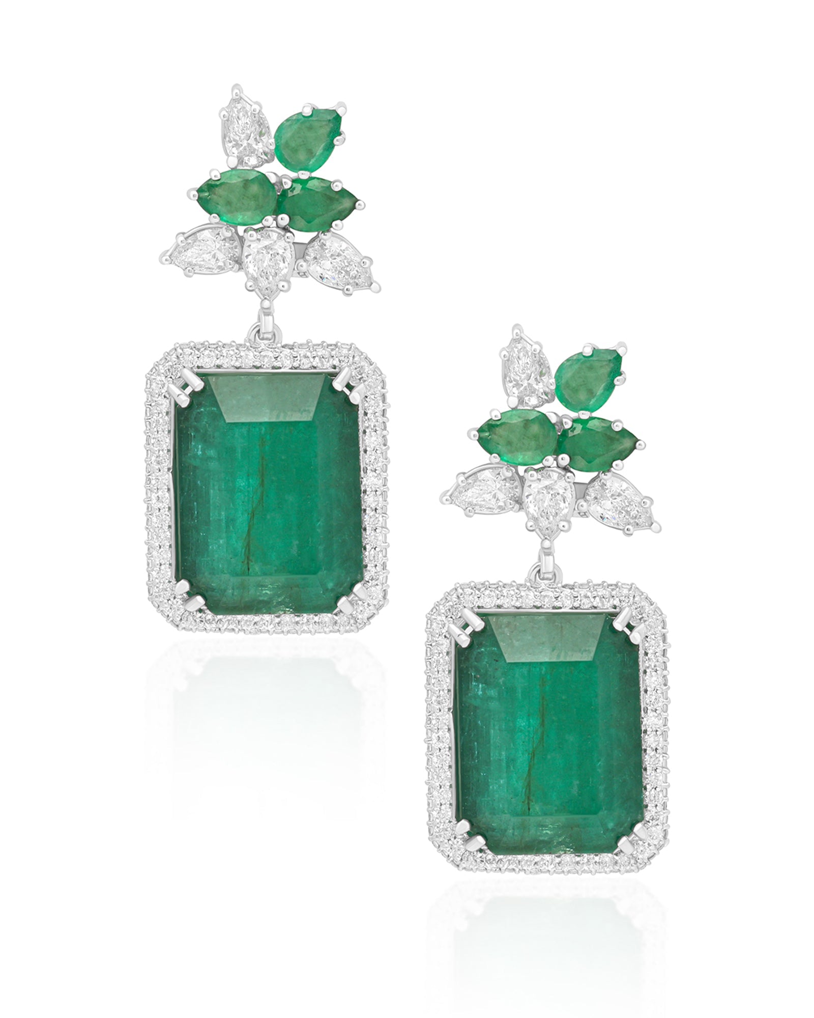 Emerald Revolution Earrings | AMARIS JEWELS | Fine Jewelry 