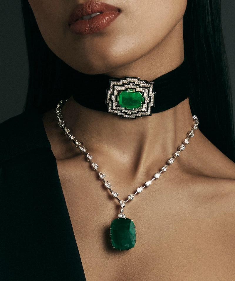 Emerald Revolution String | AMARIS JEWELS | Fine Jewelry 