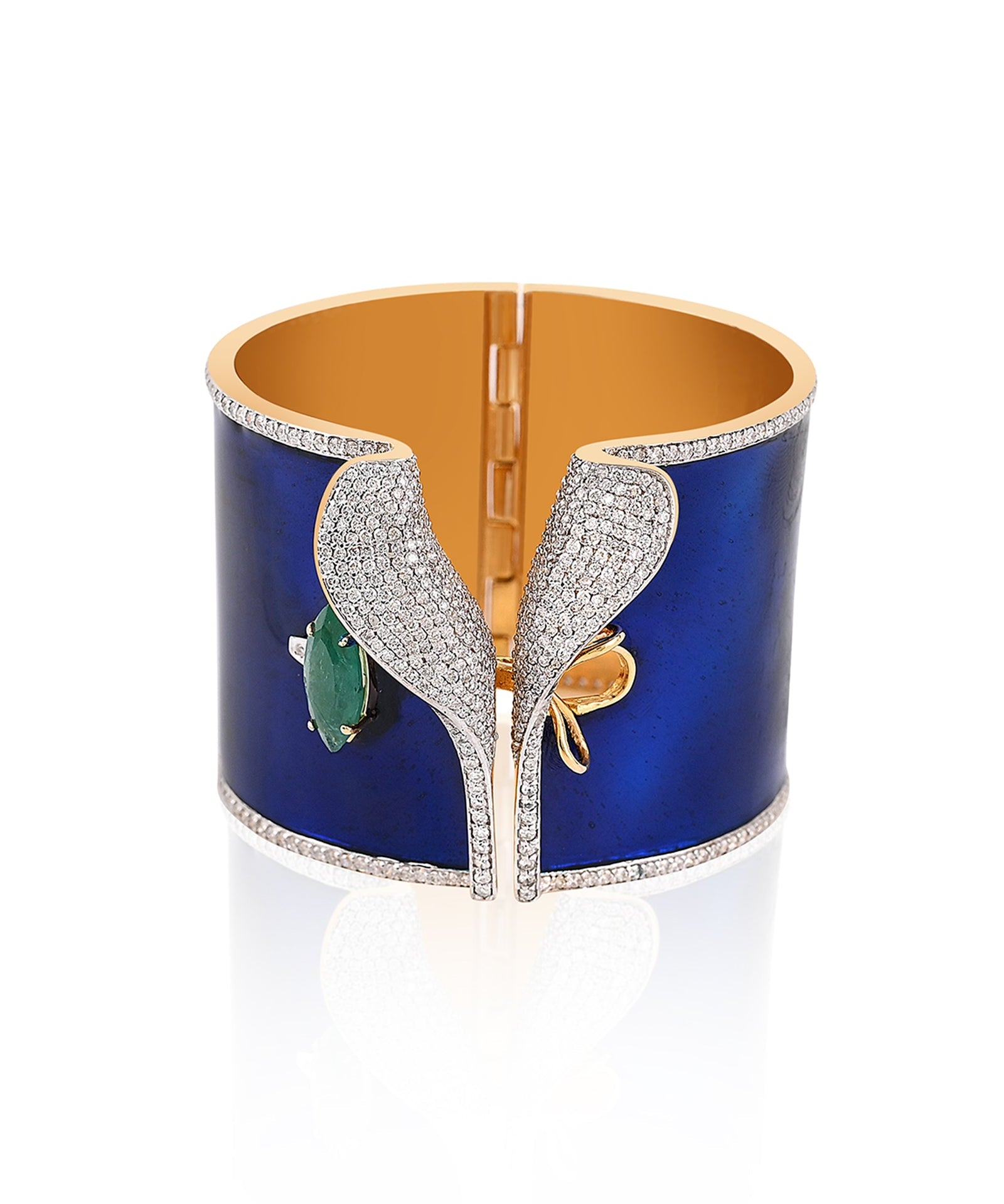 Emerald Sea Cuff | AMARIS JEWELS | Fine Jewelry 