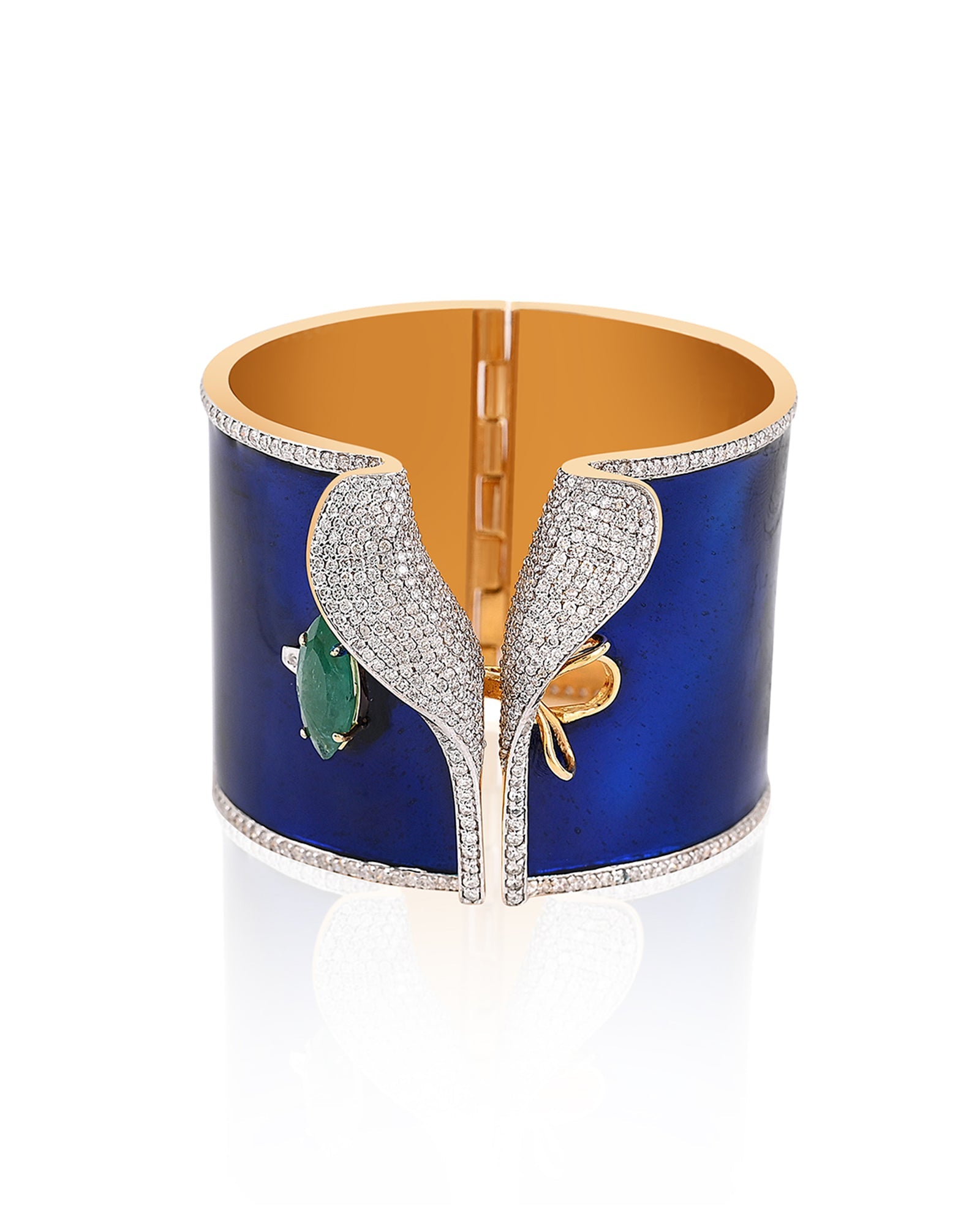 Emerald Sea Cuff | AMARIS JEWELS | Fine Jewelry 