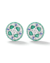 Emerald Snowflakes Earrings | AMARIS JEWELS | Fine Jewelry