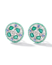 Emerald Snowflakes Earrings | AMARIS JEWELS | Fine Jewelry