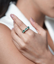 Emerald Soiree Ring 2.0 | AMARIS JEWELS | Fine Jewelry 