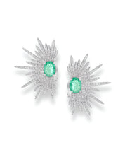 Emerald Spike Studs | AMARIS JEWELS | Fine Jewelry