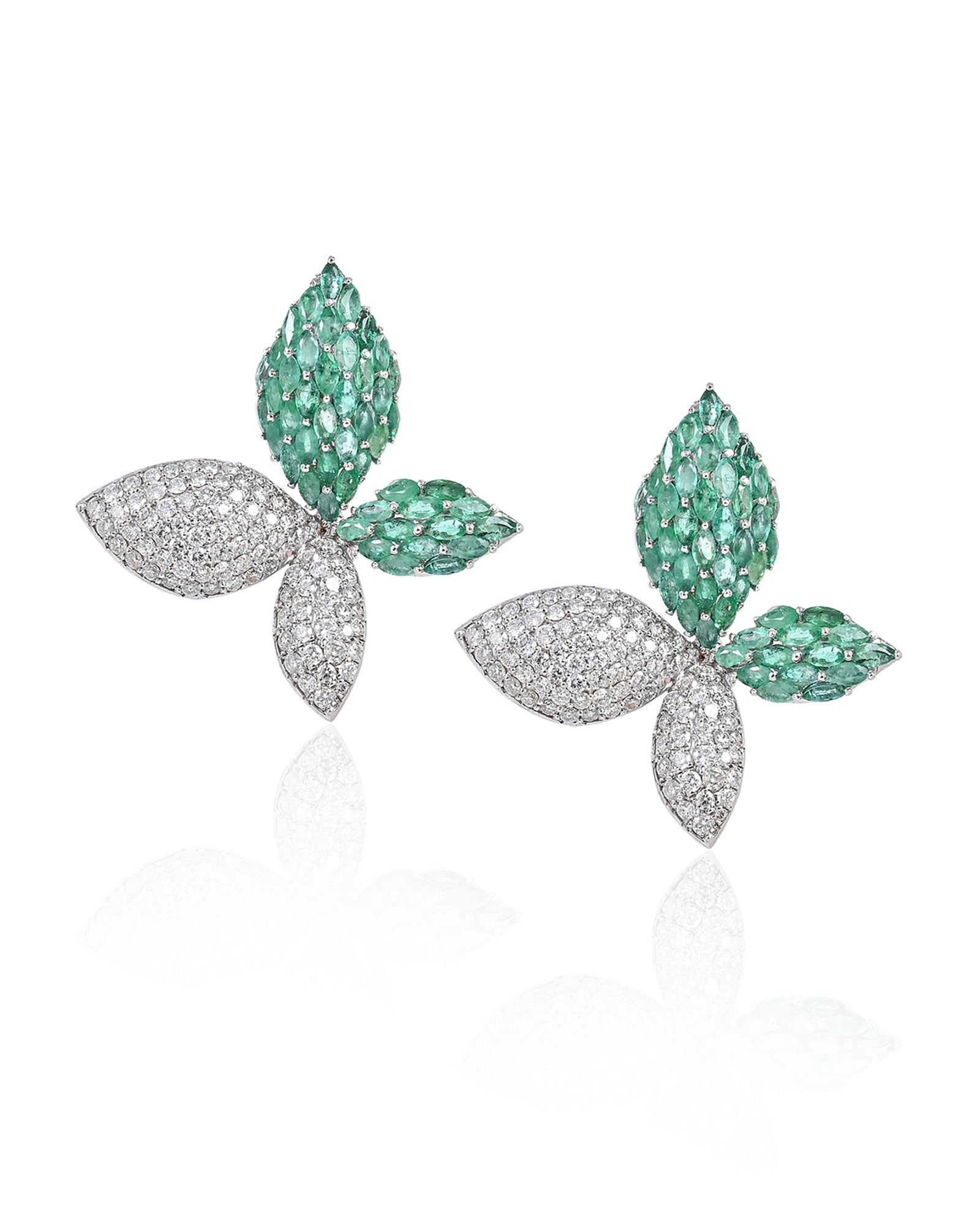 Emerald Summer Muse Earrings | AMARIS JEWELS | Fine Jewelry 