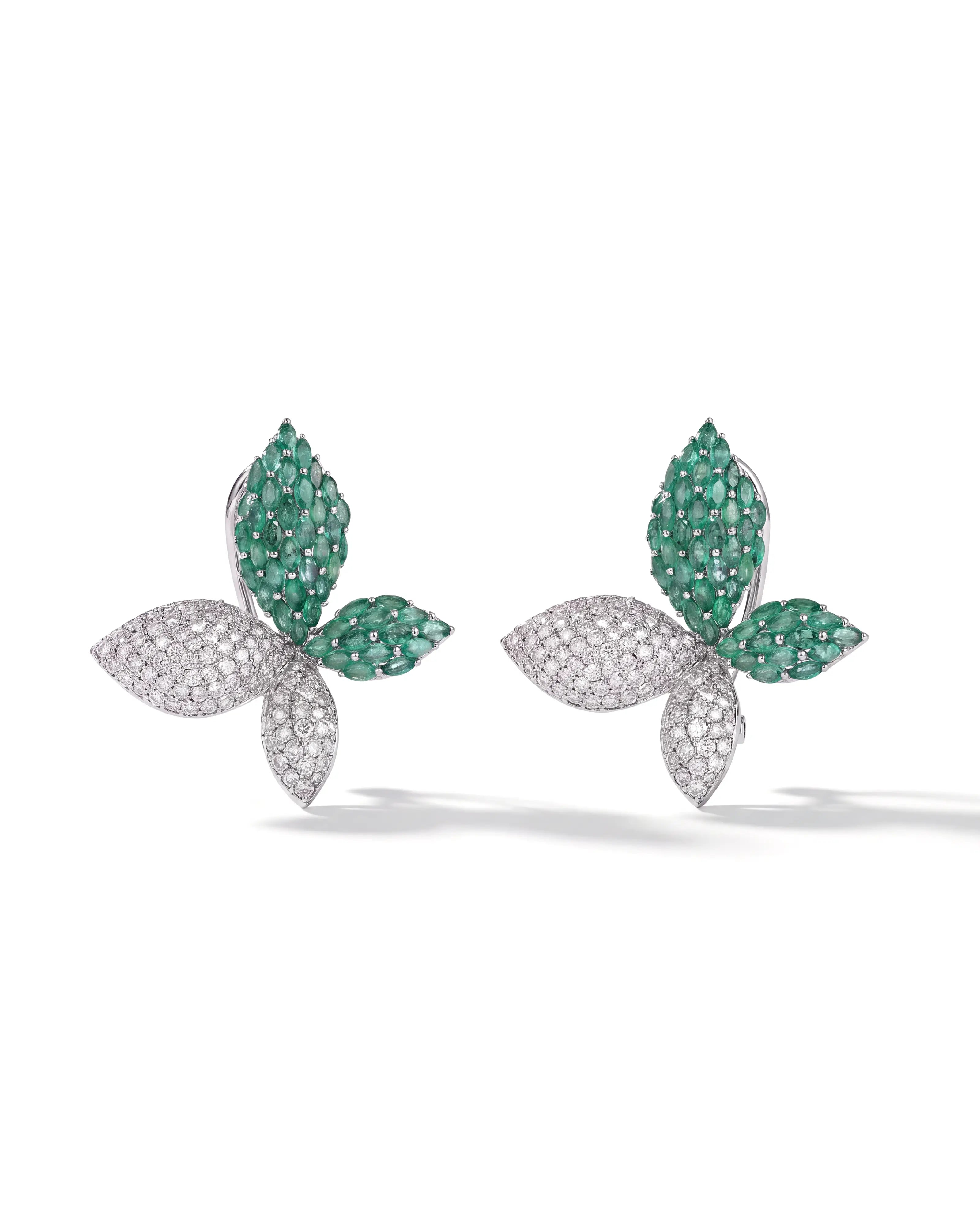 Emerald Summer Muse Earrings | AMARIS JEWELS | Fine Jewelry