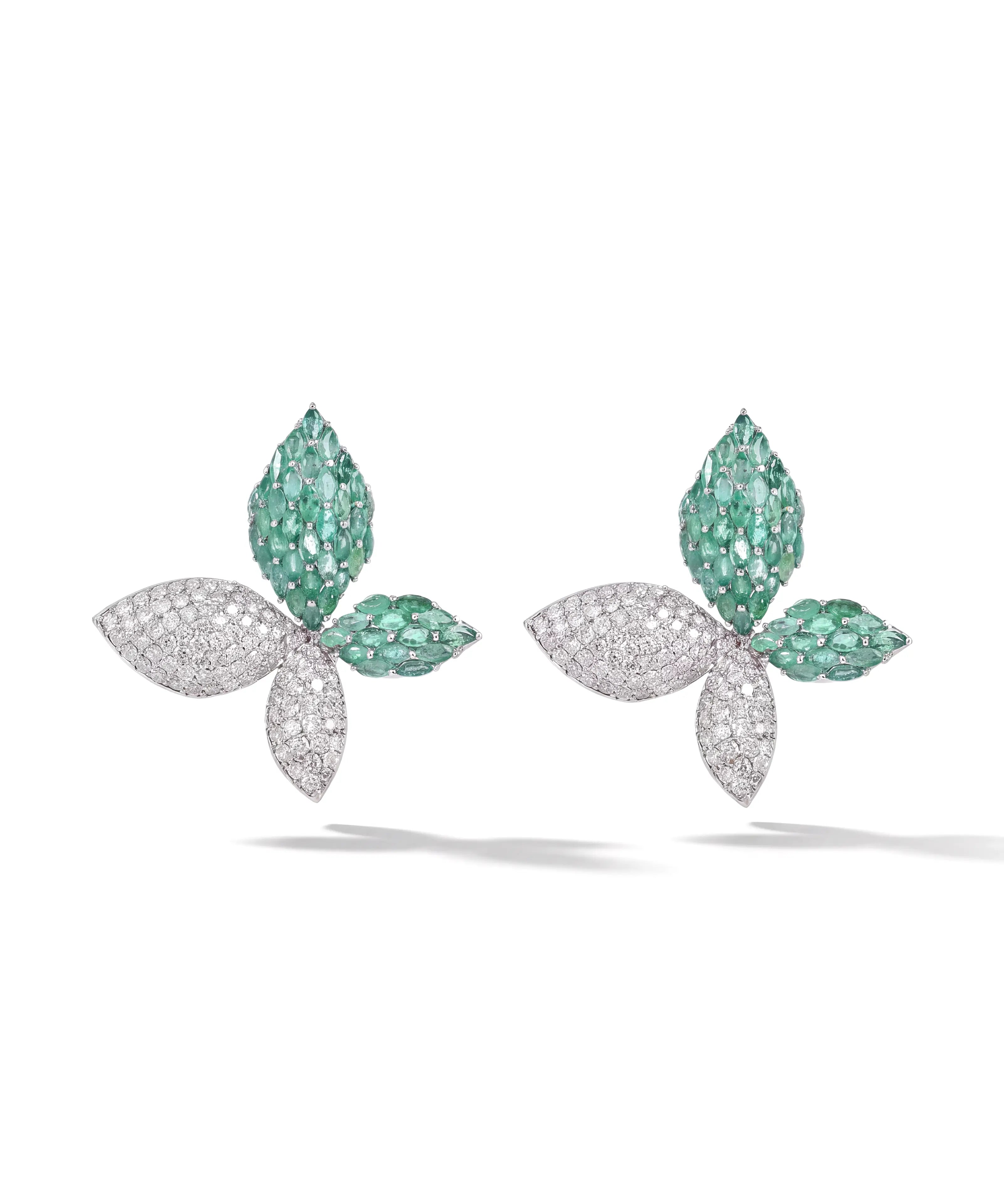Emerald Summer Muse Earrings | AMARIS JEWELS | Fine Jewelry