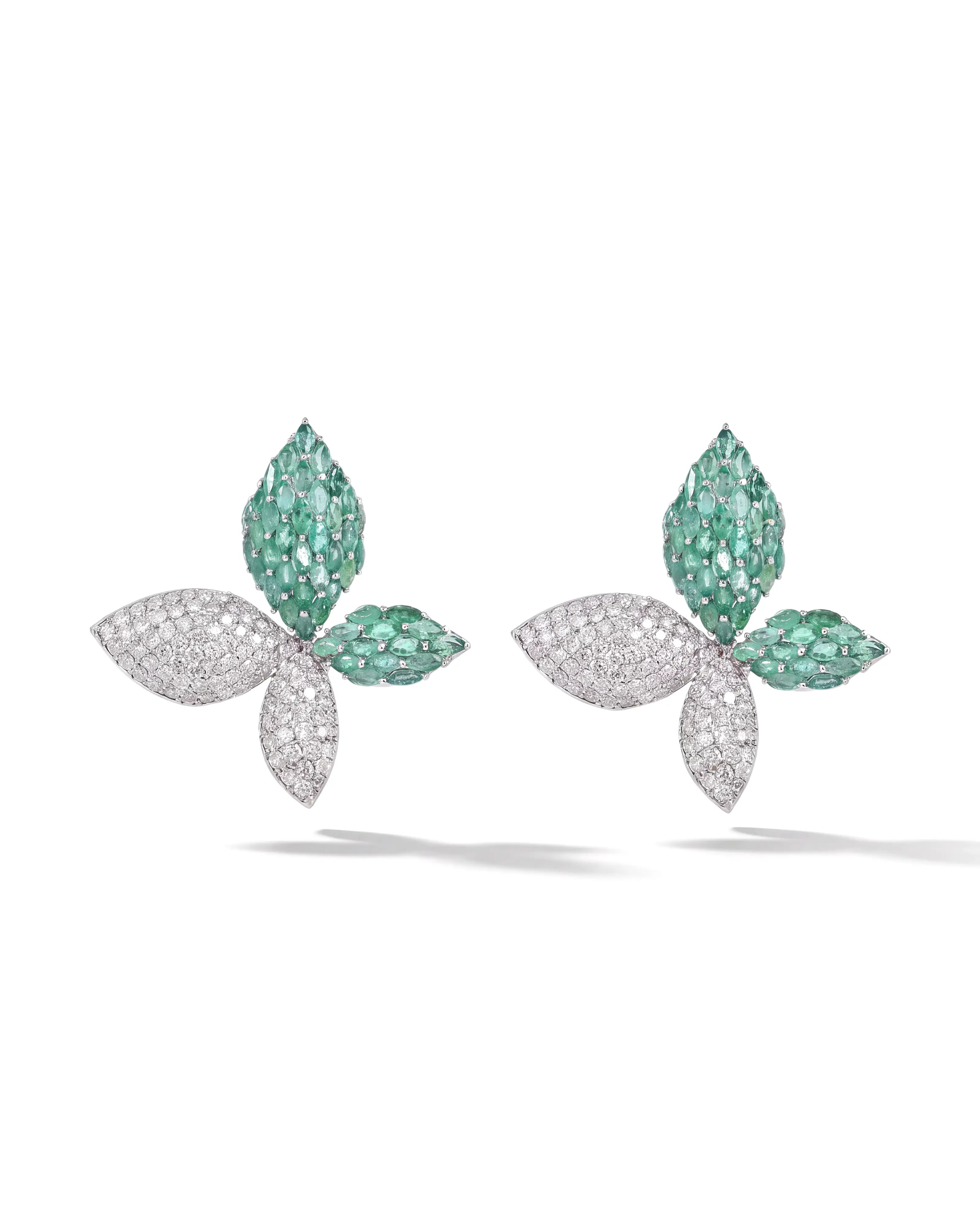 Emerald Summer Muse Earrings | AMARIS JEWELS | Fine Jewelry