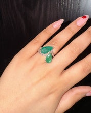 Emerald Times Two Ring | AMARIS JEWELS | Fine Jewelry 