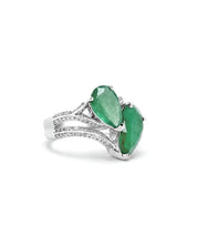 Emerald Times Two Ring | AMARIS JEWELS | Fine Jewelry
