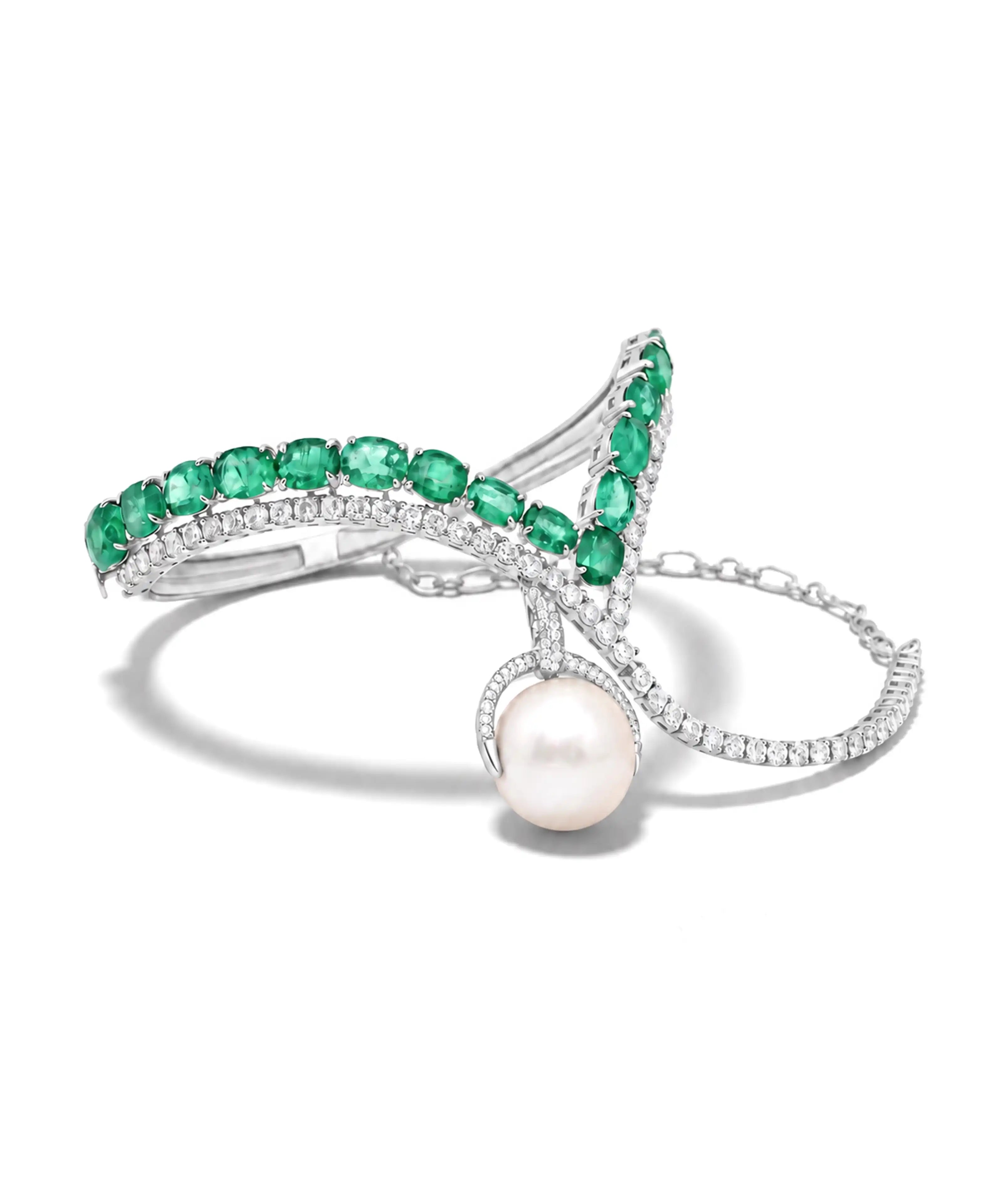 Emerald Trail Palmcuff | AMARIS JEWELS | Fine Jewelry