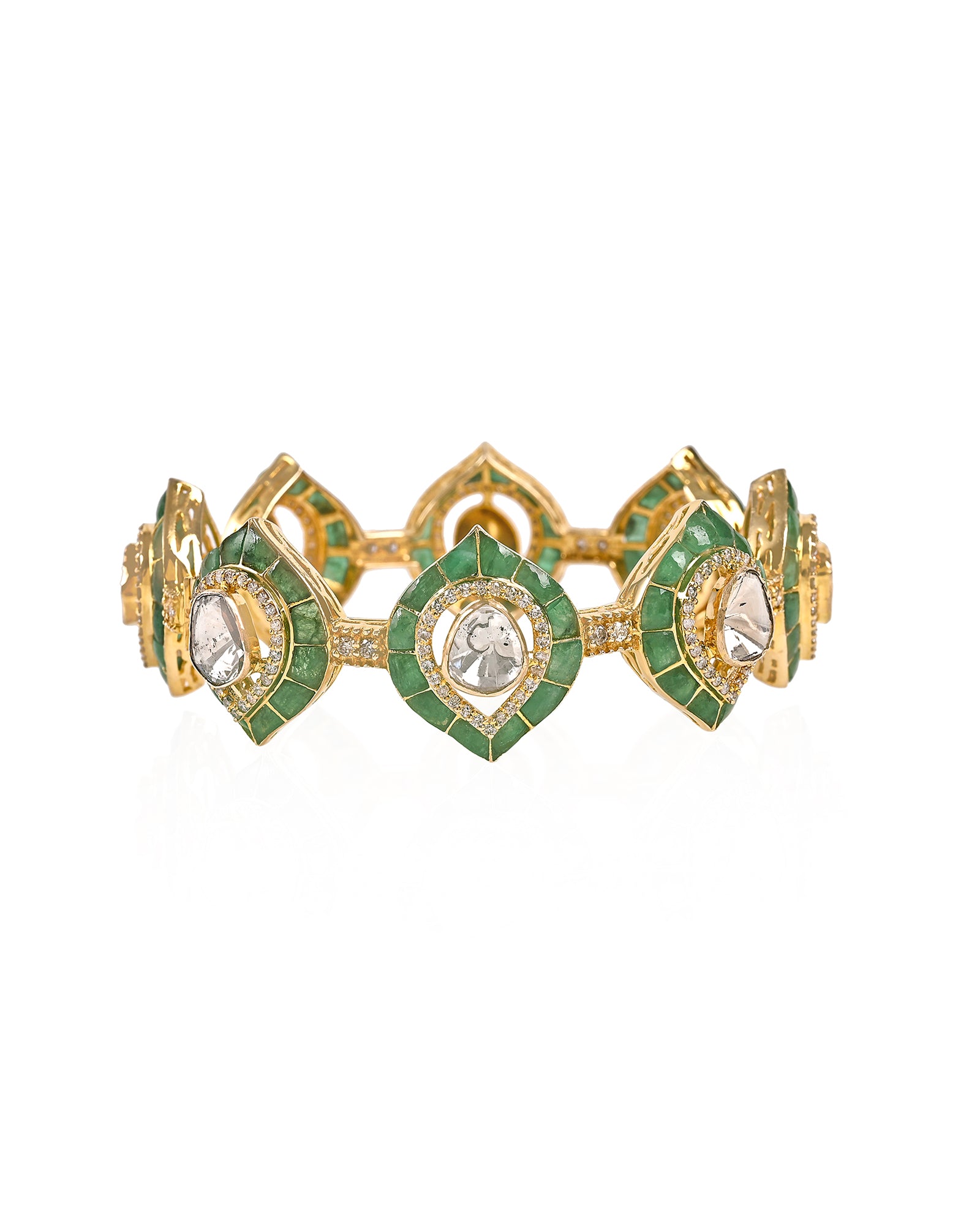 Emerald Treasure Bangle | AMARIS JEWELS | Fine Jewelry 