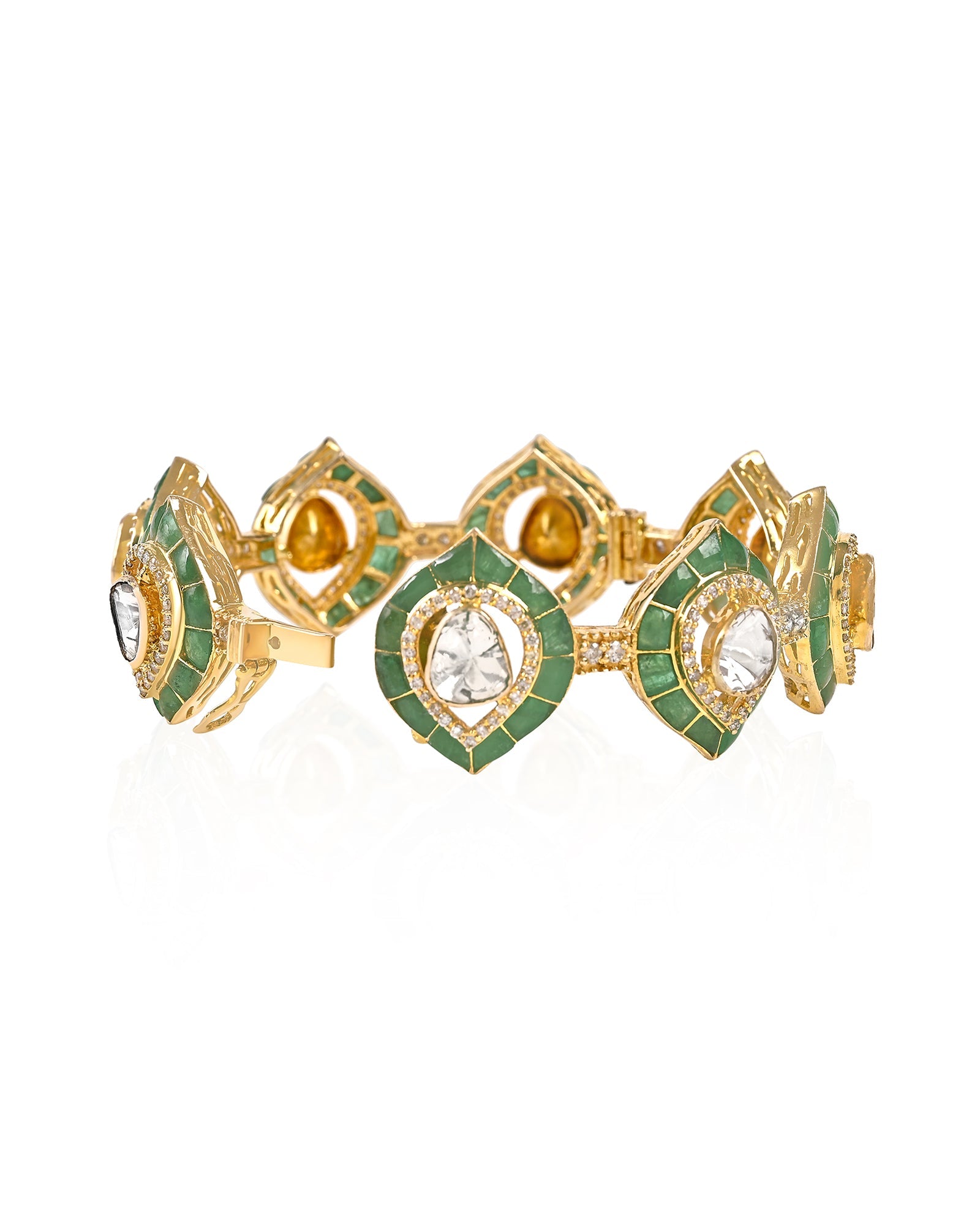 Emerald Treasure Bangle | AMARIS JEWELS | Fine Jewelry 