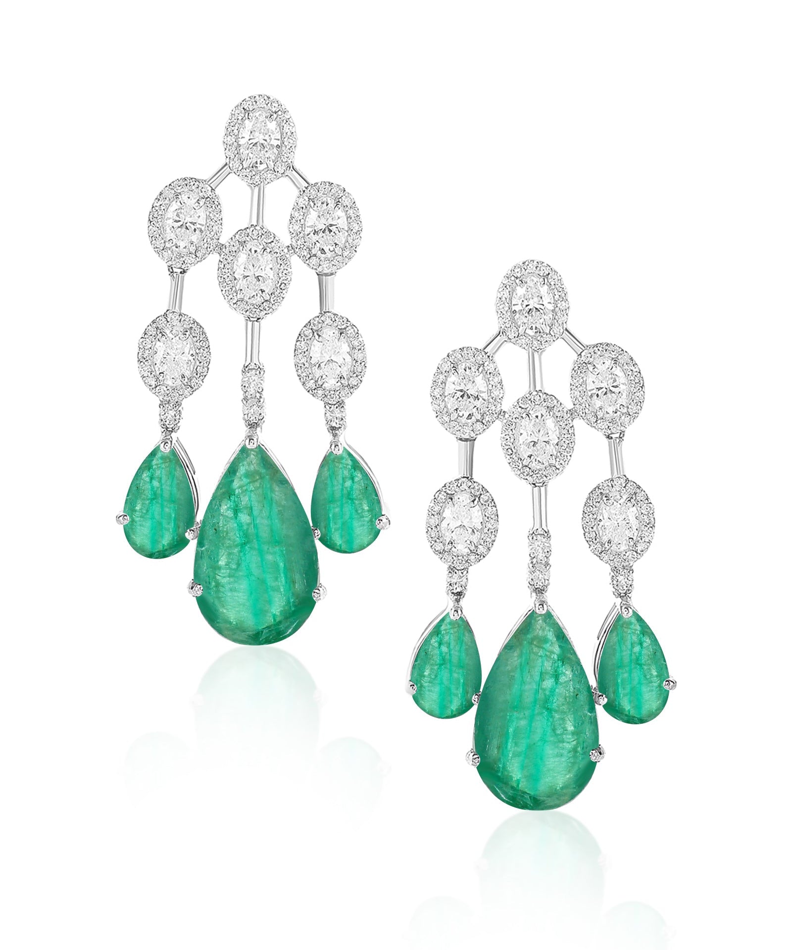 Emerald Waterfall 2.0 Earrings | AMARIS JEWELS | Fine Jewelry 