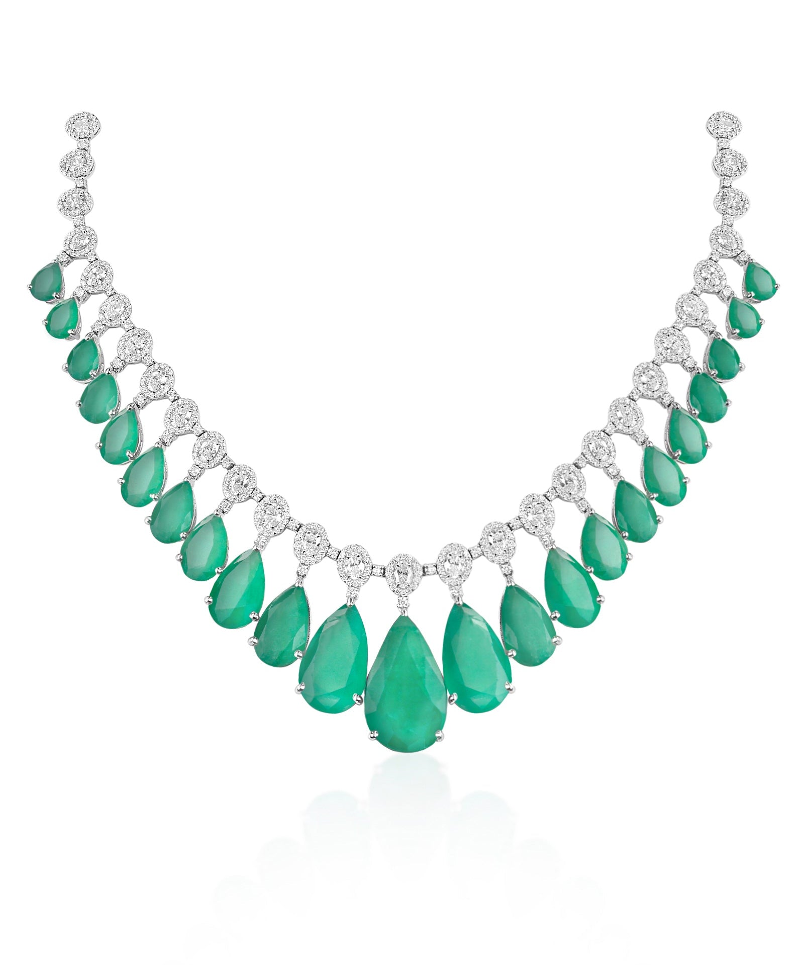 Emerald Waterfall 2.0 Necklace | AMARIS JEWELS | Fine Jewelry 