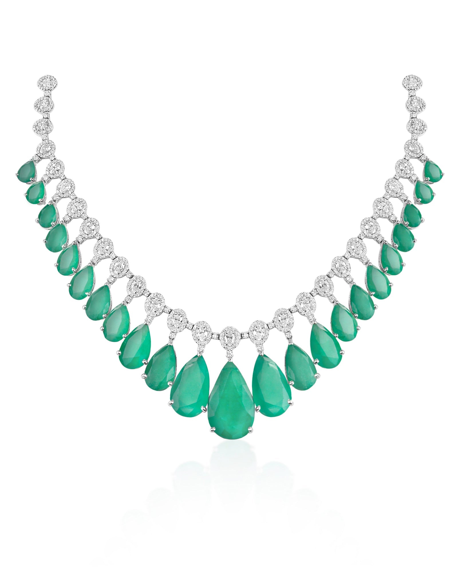 Emerald Waterfall 2.0 Necklace | AMARIS JEWELS | Fine Jewelry 