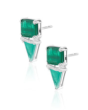 Emerald Arc Earrings