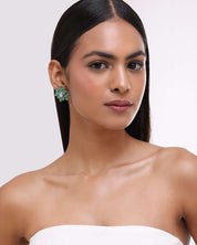 Emerald Star Earrings