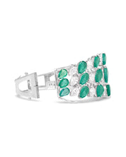 Emerald Raindrop Cuff