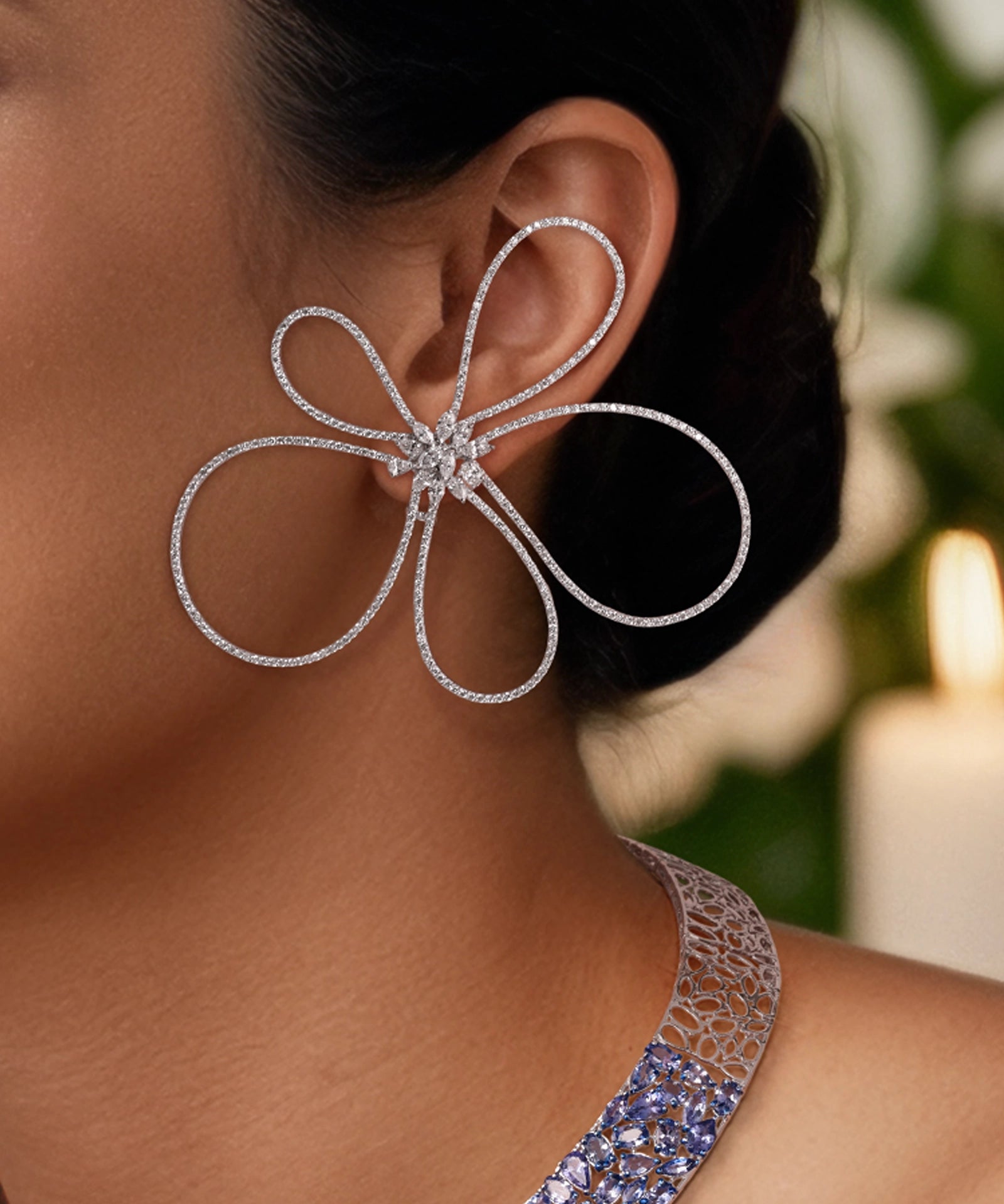 Empress in Bloom Earrings | AMARIS JEWELS | Fine Jewelry 