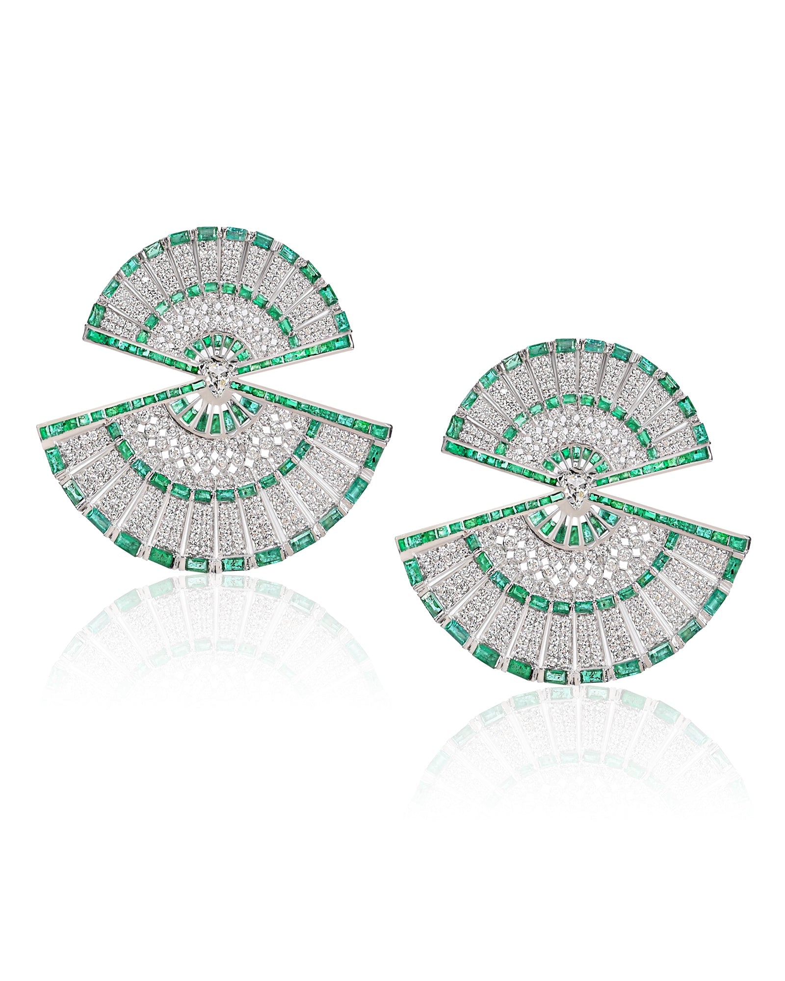 Fan of Fortune Earrings | AMARIS JEWELS | Fine Jewelry 