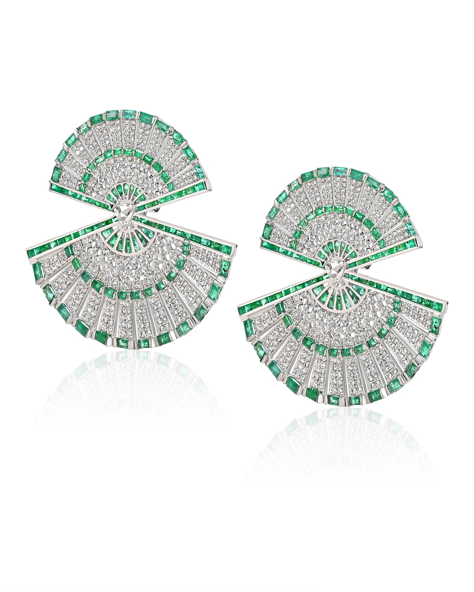 Fan of Fortune Earrings | AMARIS JEWELS | Fine Jewelry 