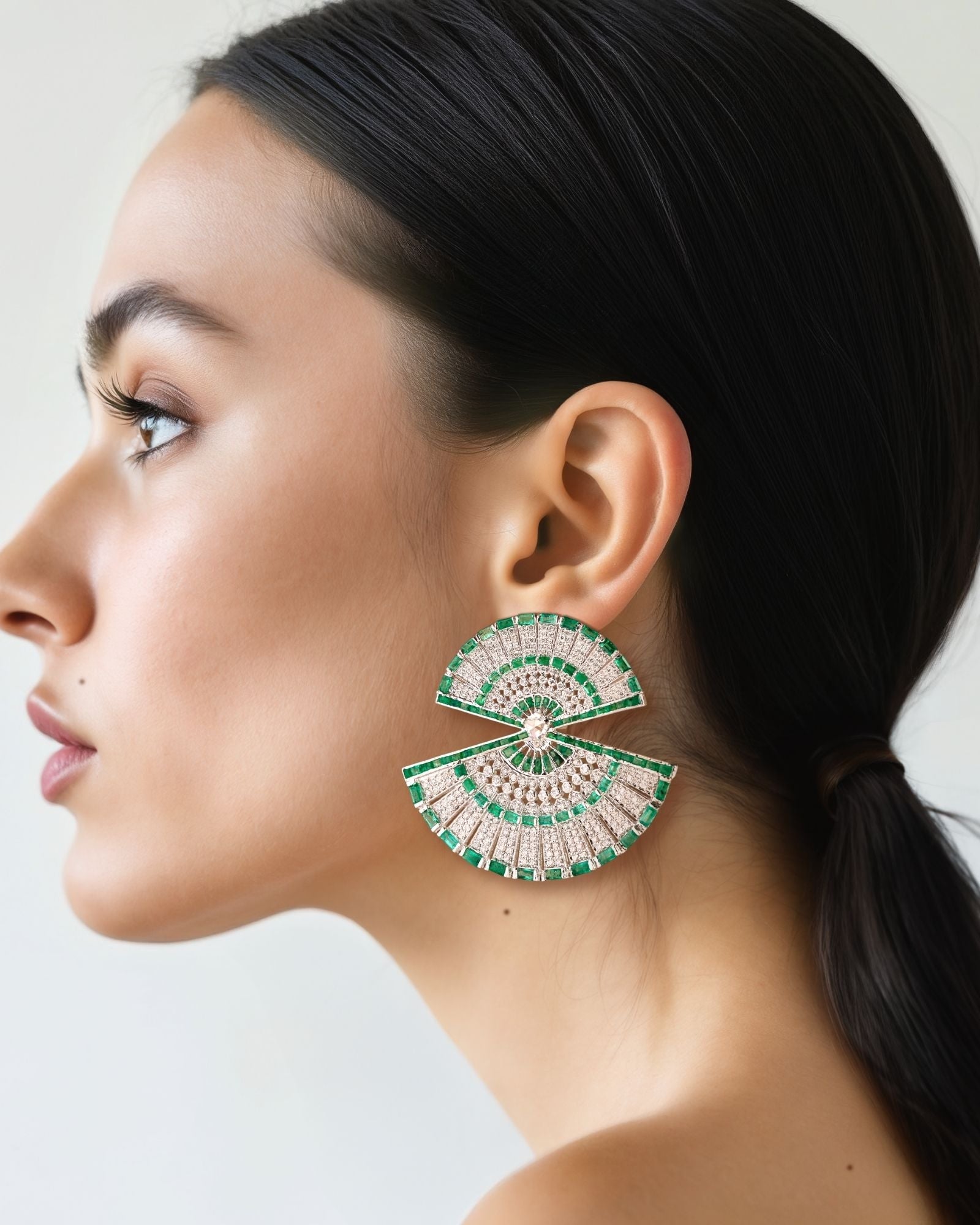 Fan of Fortune Earrings | AMARIS JEWELS | Fine Jewelry 