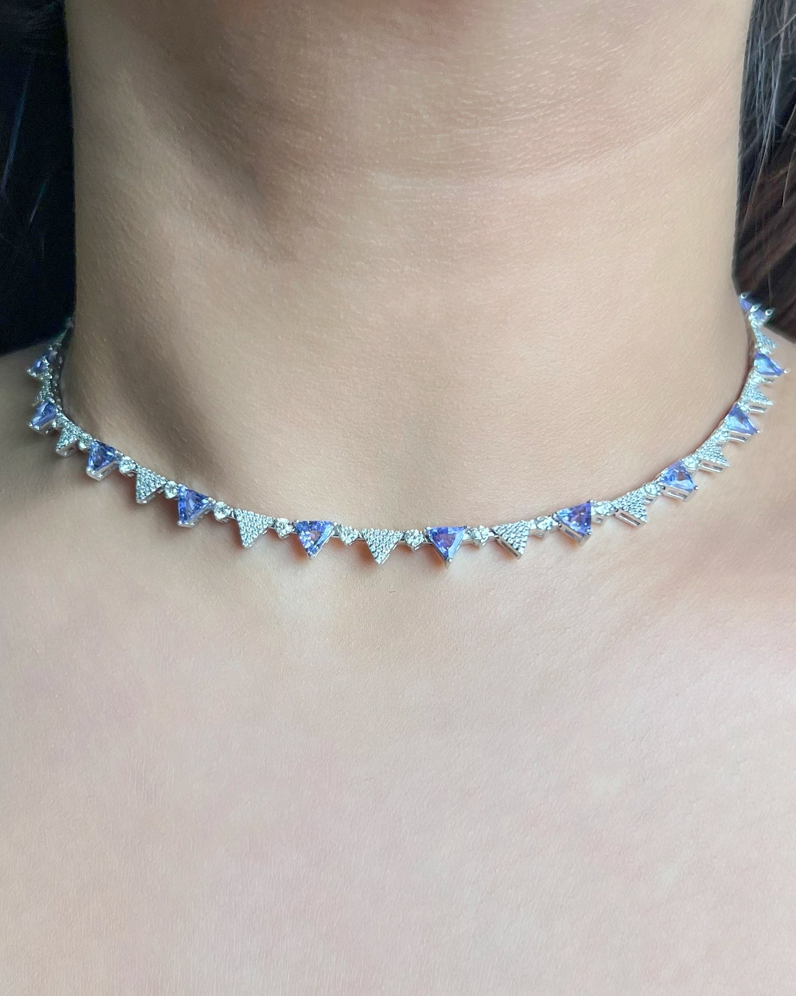 Flag it Tanzanite Necklace | AMARIS JEWELS | Fine Jewelry 