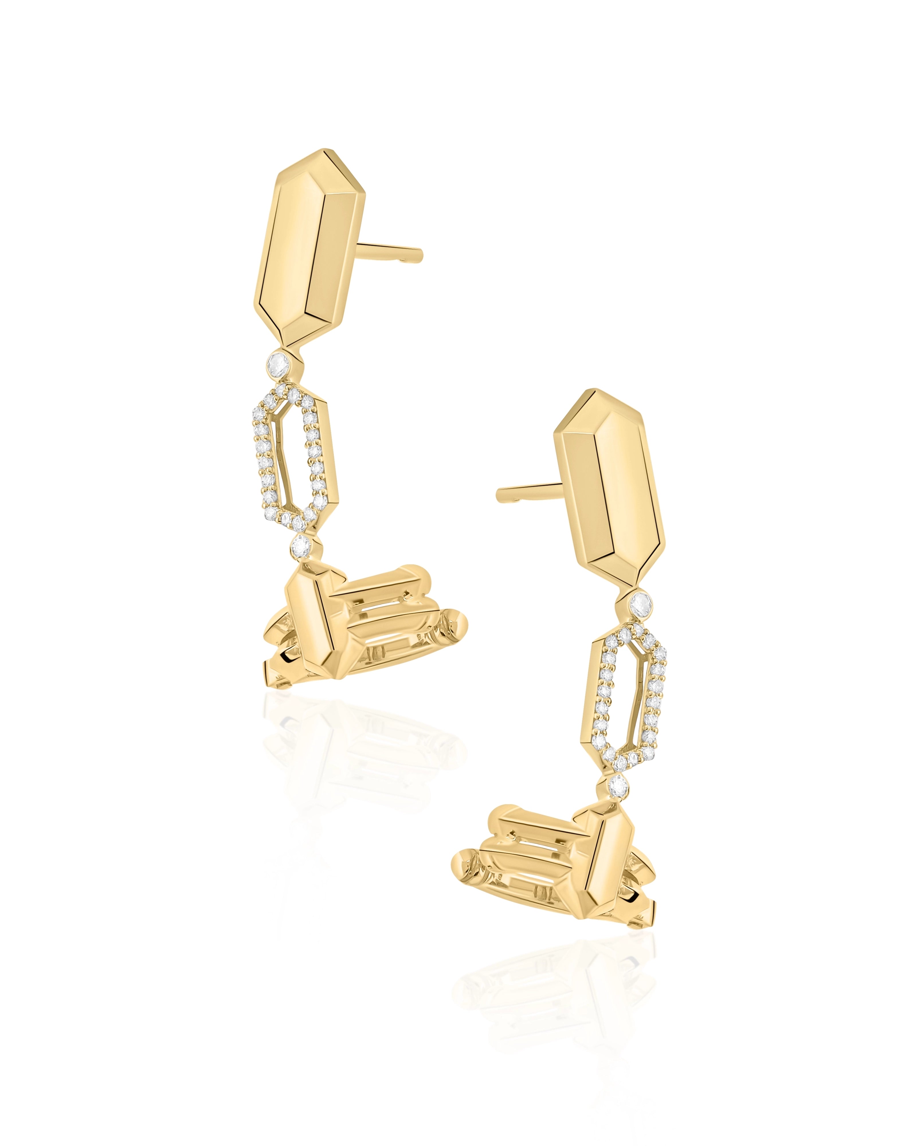Flex Circuit Earrings | AMARIS JEWELS | Fine Jewelry