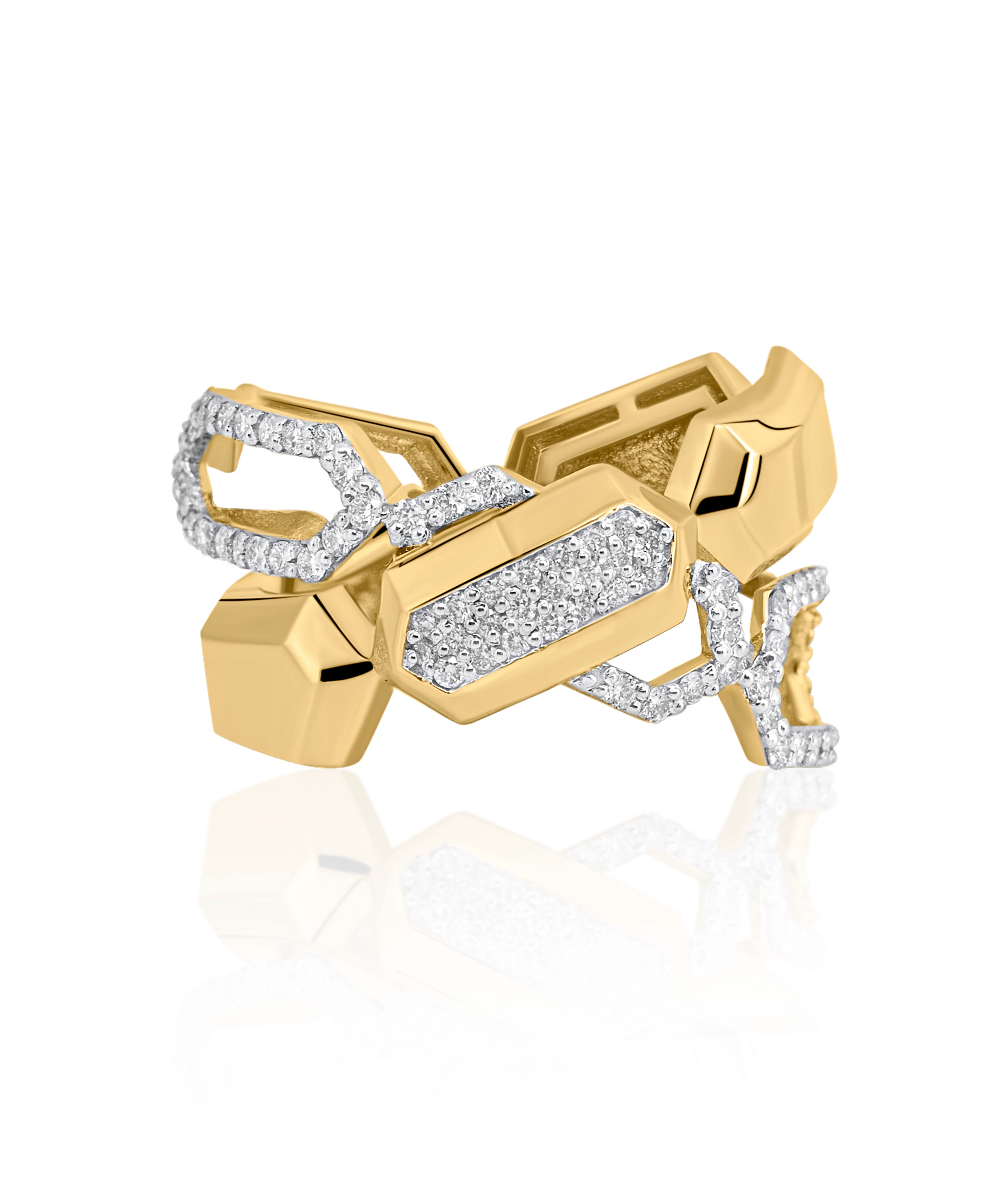 Flex Cross Ring | AMARIS JEWELS | Fine Jewelry