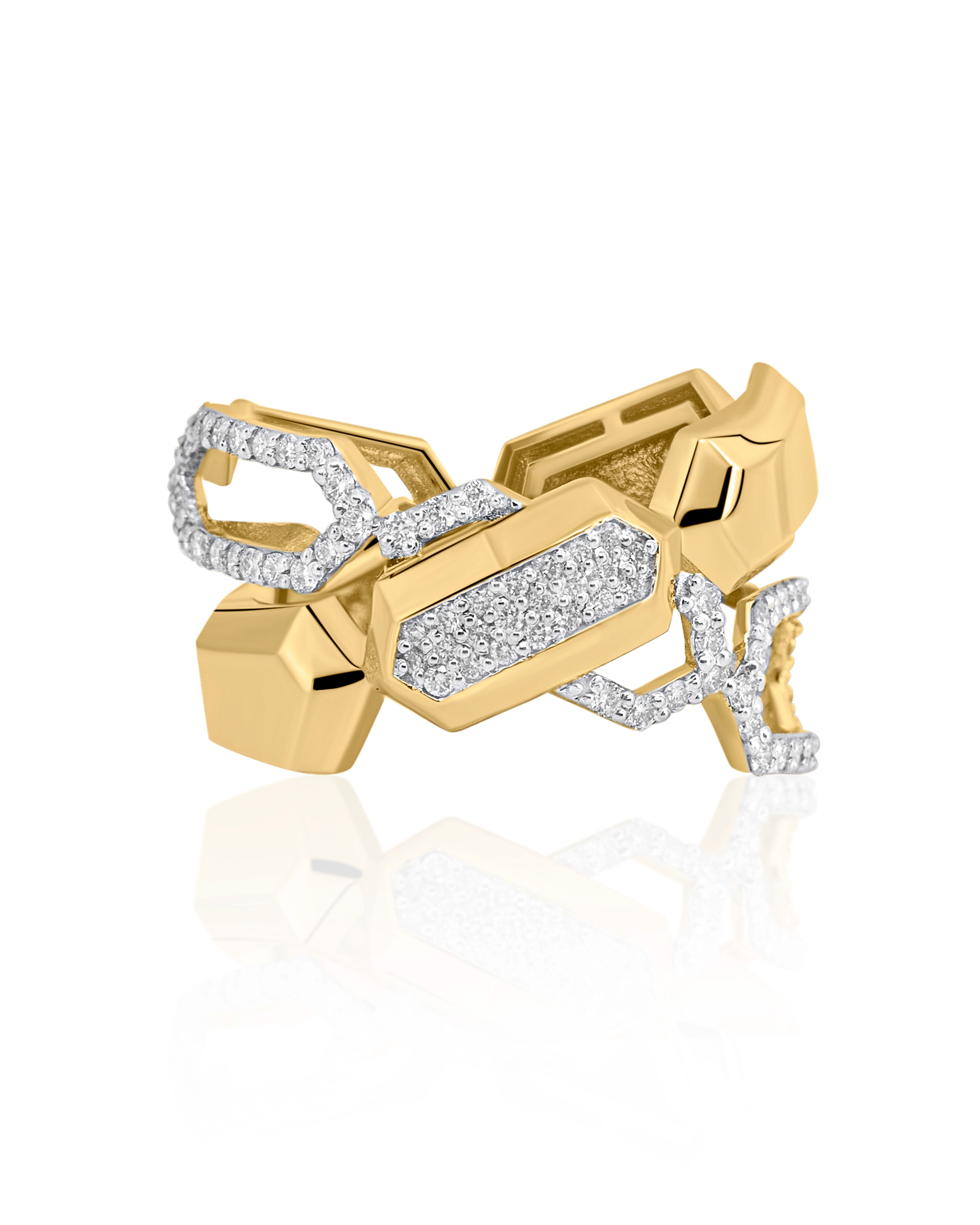 Flex Cross Ring | AMARIS JEWELS | Fine Jewelry