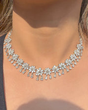 Flora Drop Necklace | AMARIS JEWELS | Fine Jewelry 