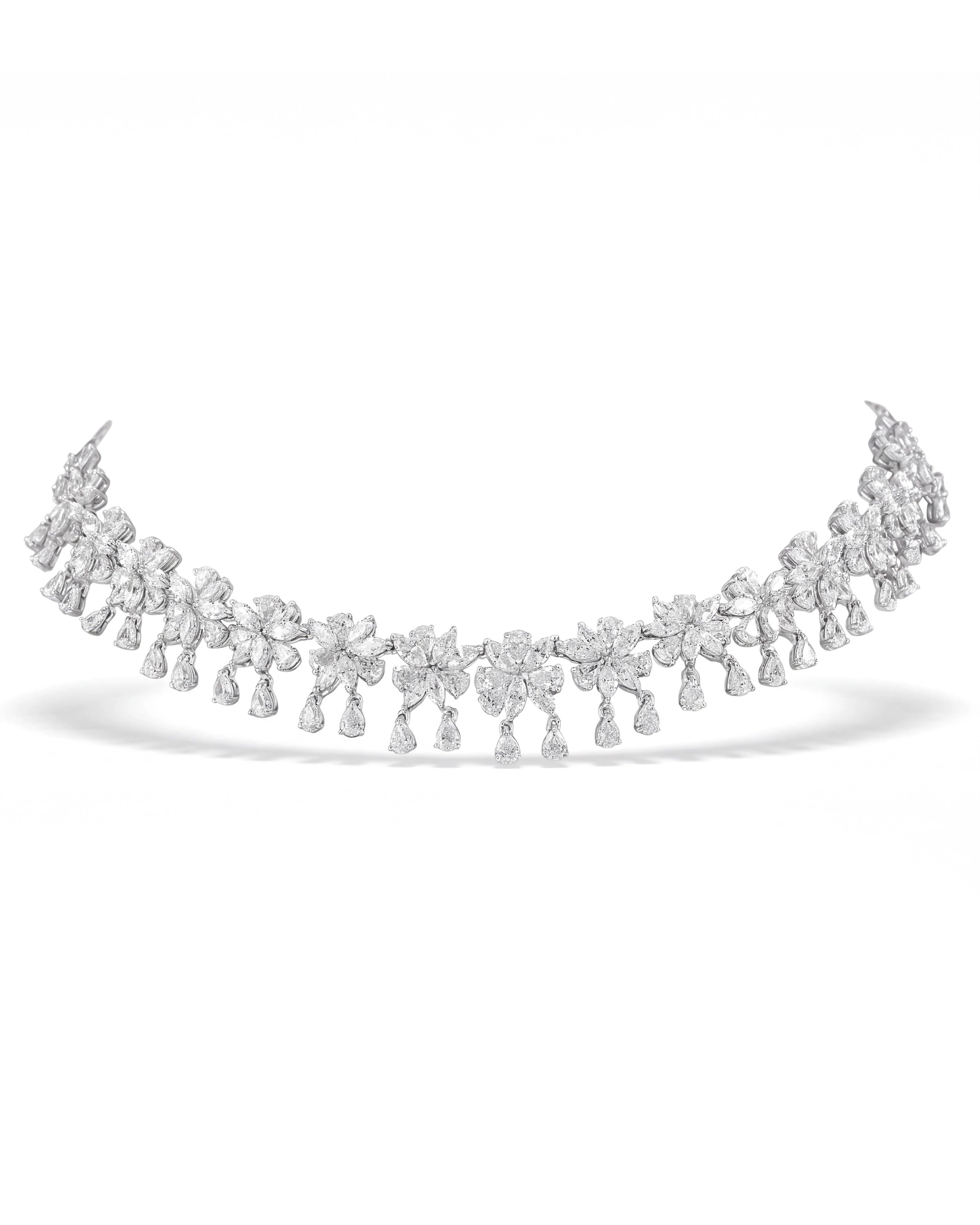 Flora Drop Necklace | AMARIS JEWELS | Fine Jewelry
